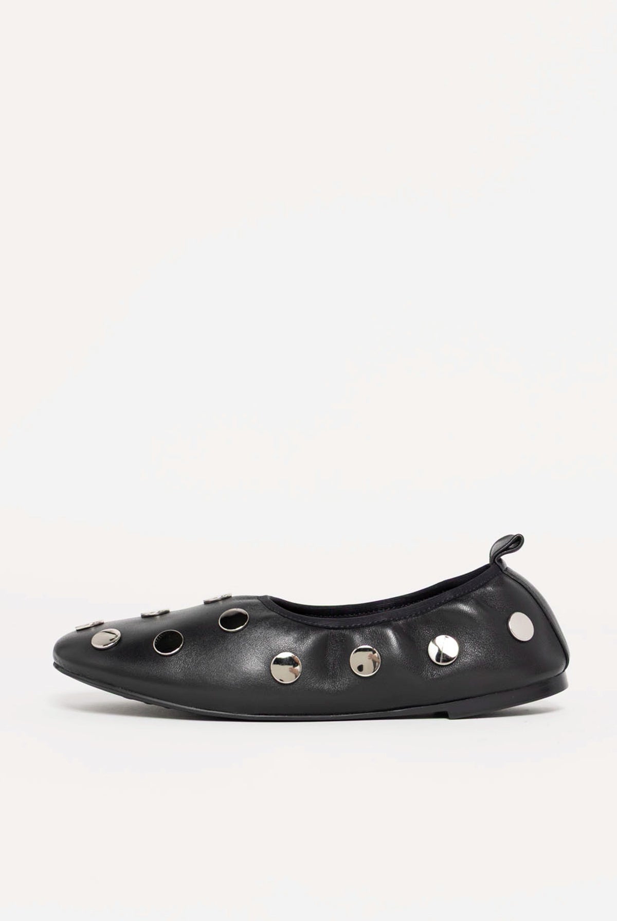 swatch_Black Leather angel alarcon felicia studded flat