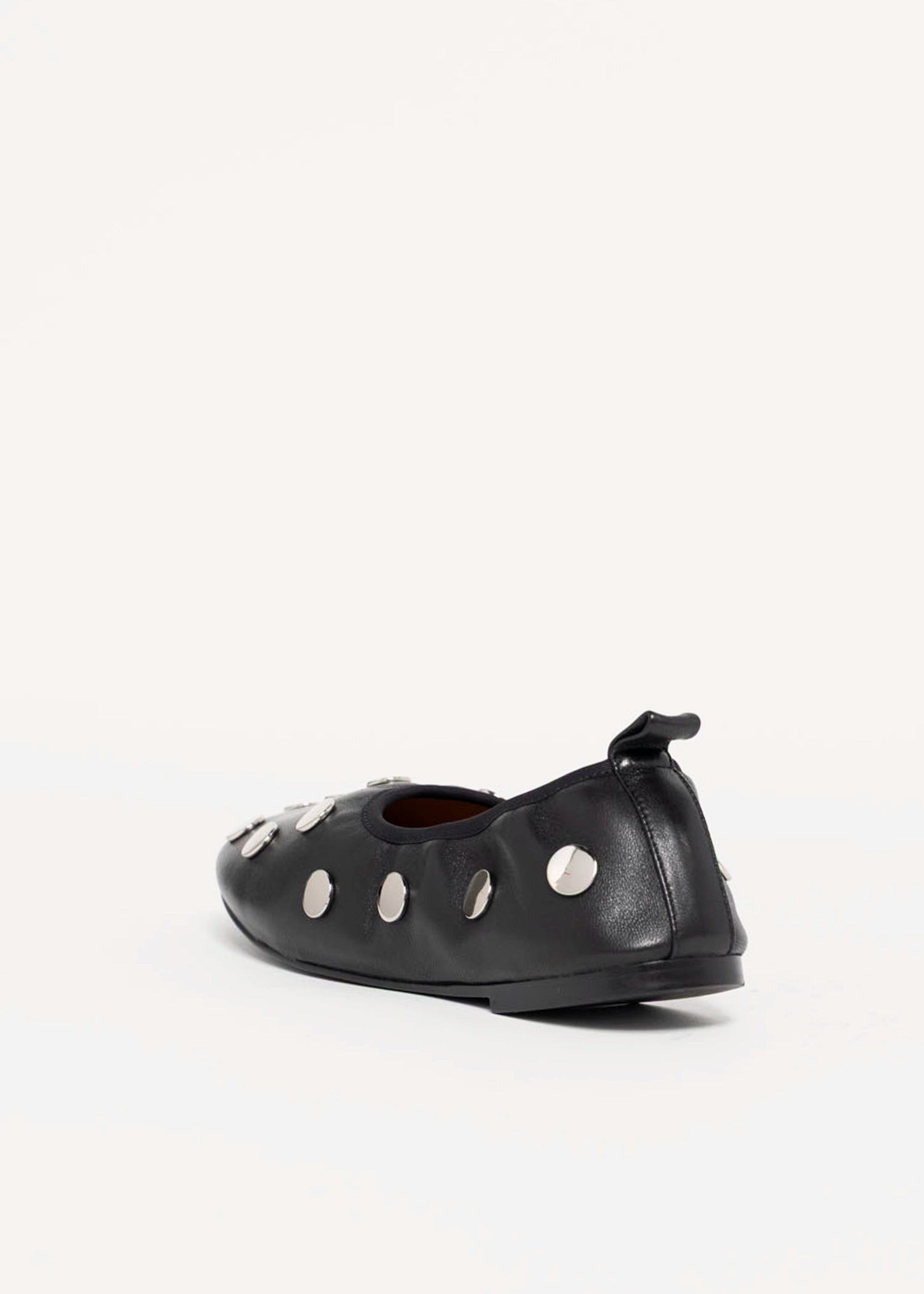 swatch_Black Leather angel alarcon felicia studded flat