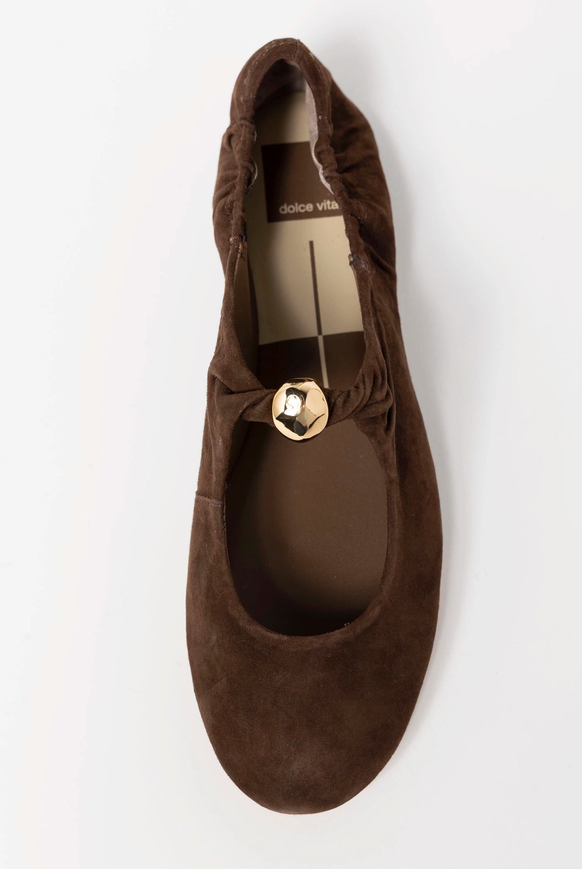 swatch_Dark Brown Suede dolce vita cornel mary jane flats