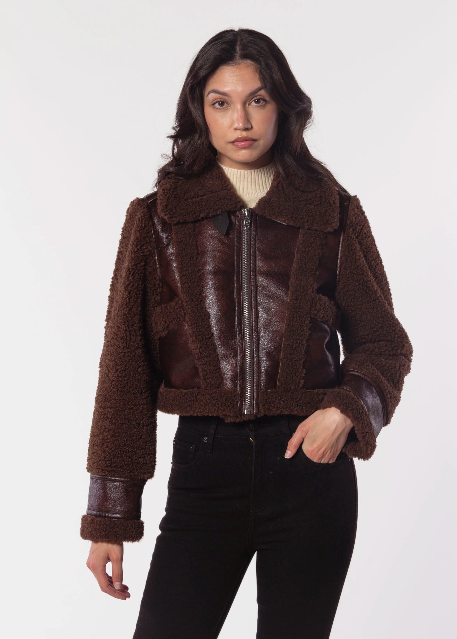 swatch_Brown Combo head start jacket apparel