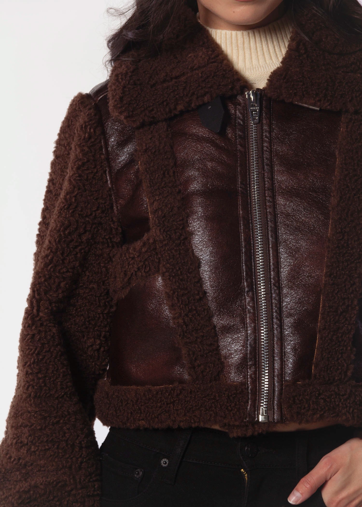 swatch_Brown Combo head start jacket apparel