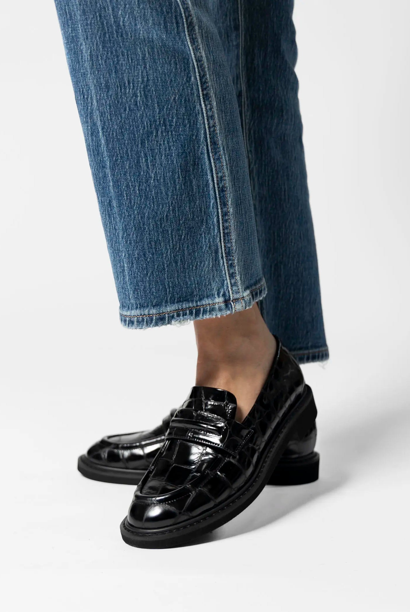 swatch_black leather loafer loafers and oxfords