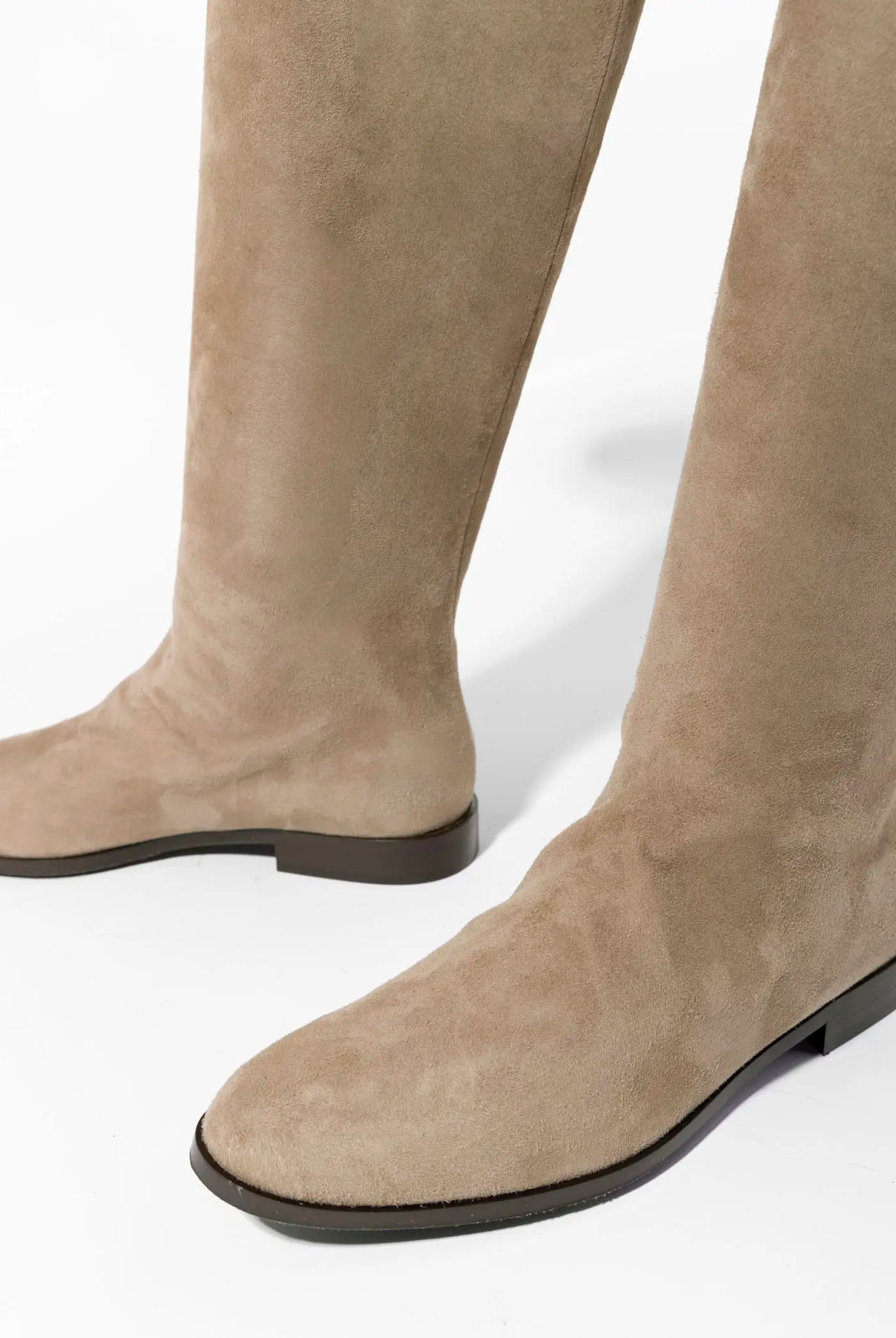 swatch_taupe suede over the knee suede boot boots