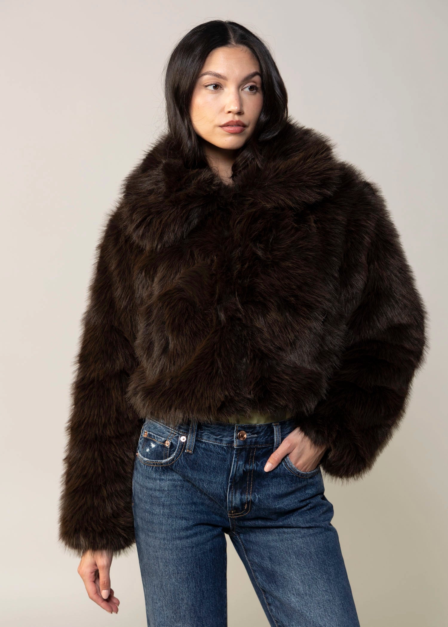 swatch_Brown blank nyc stead rise faux fur cropped jacket