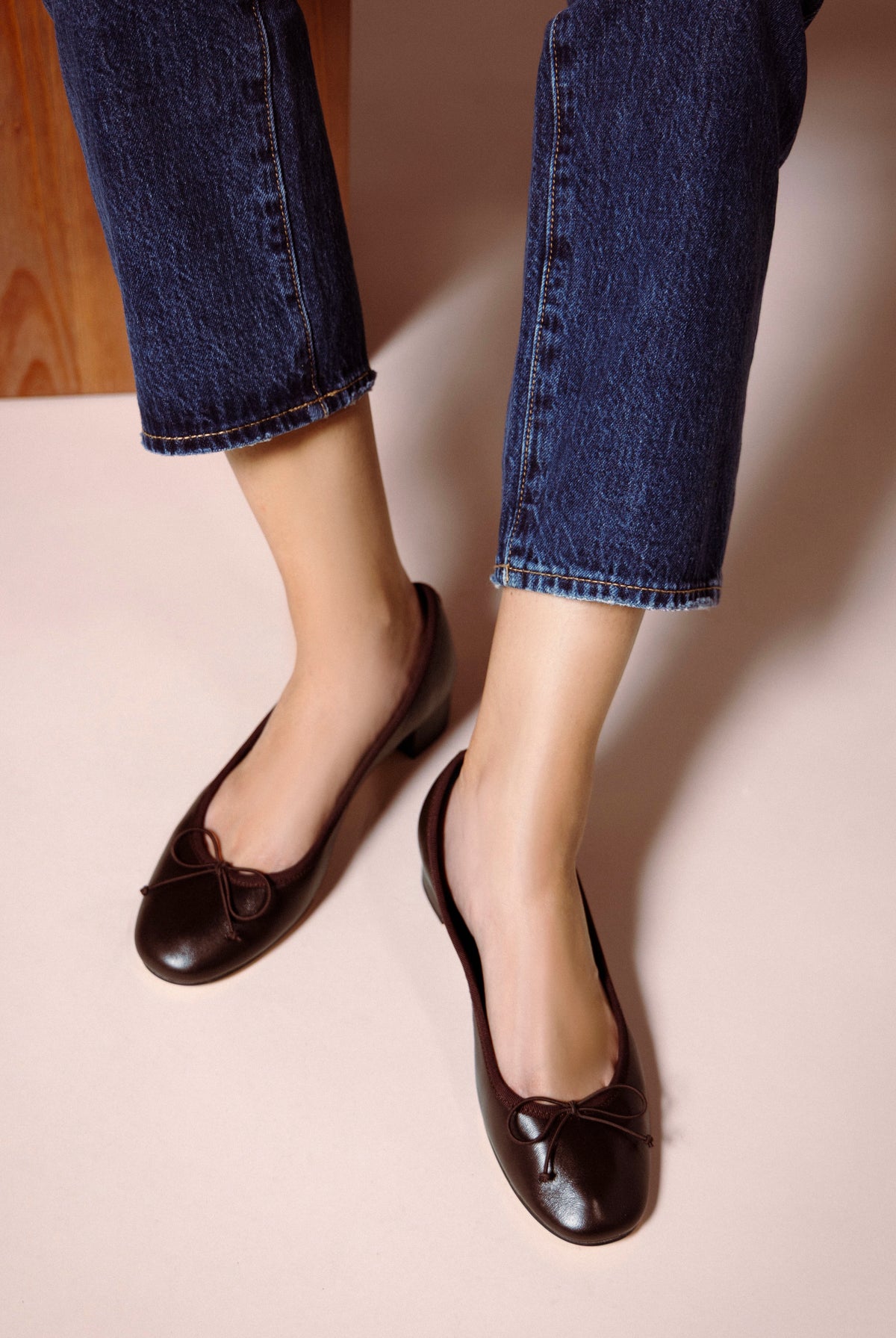 swatch_Brown Leather tony bianco maddi block heel ballet