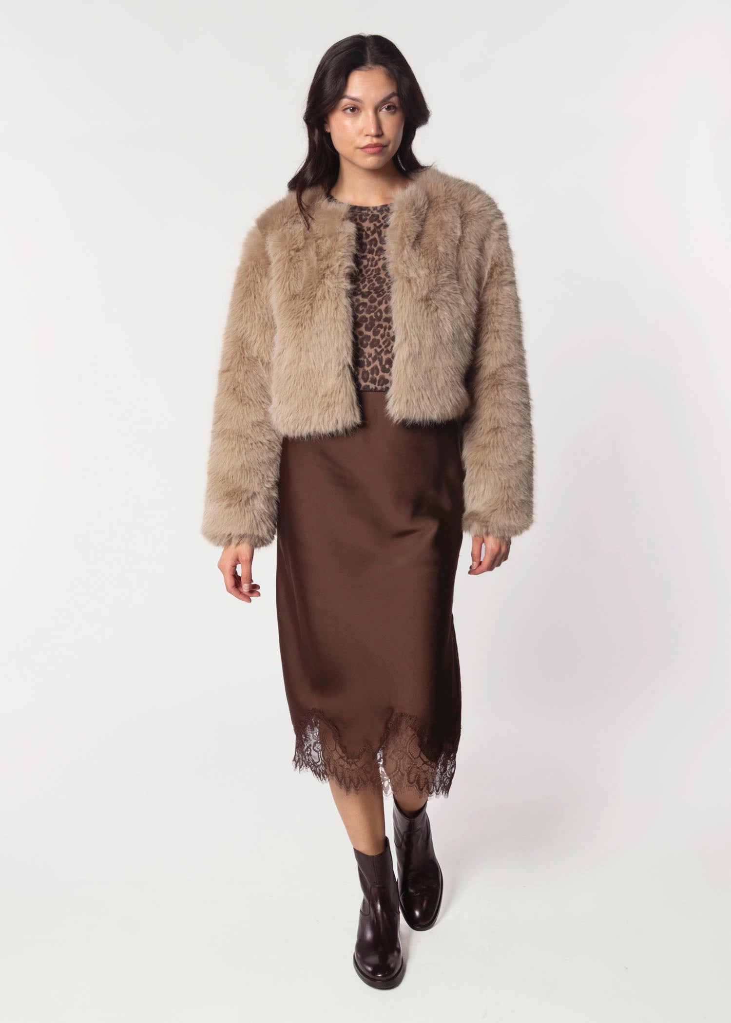 swatch_Sand prime asset faux fur jacket