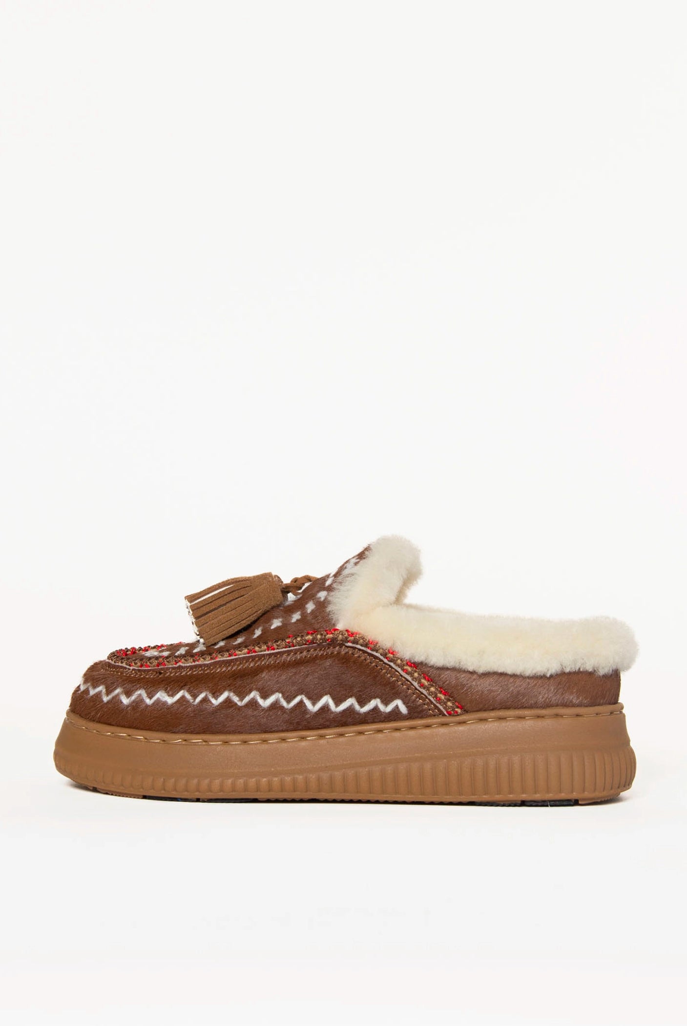 swatch_Camel shearling lined moccasin