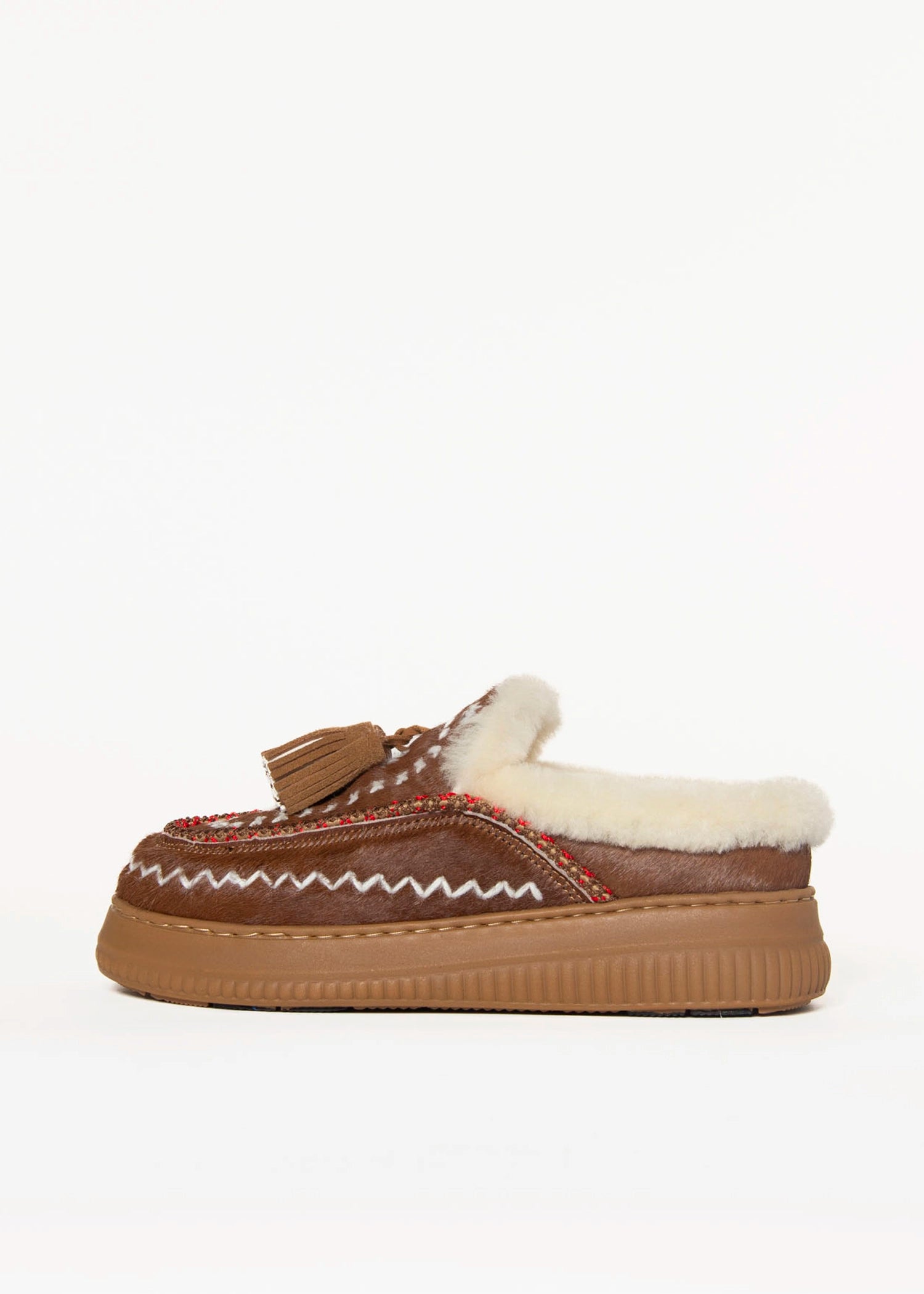 swatch_Camel shearling lined moccasin