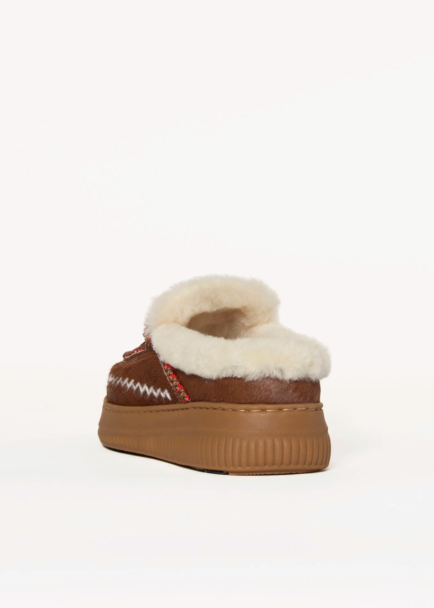 swatch_Camel shearling lined moccasin