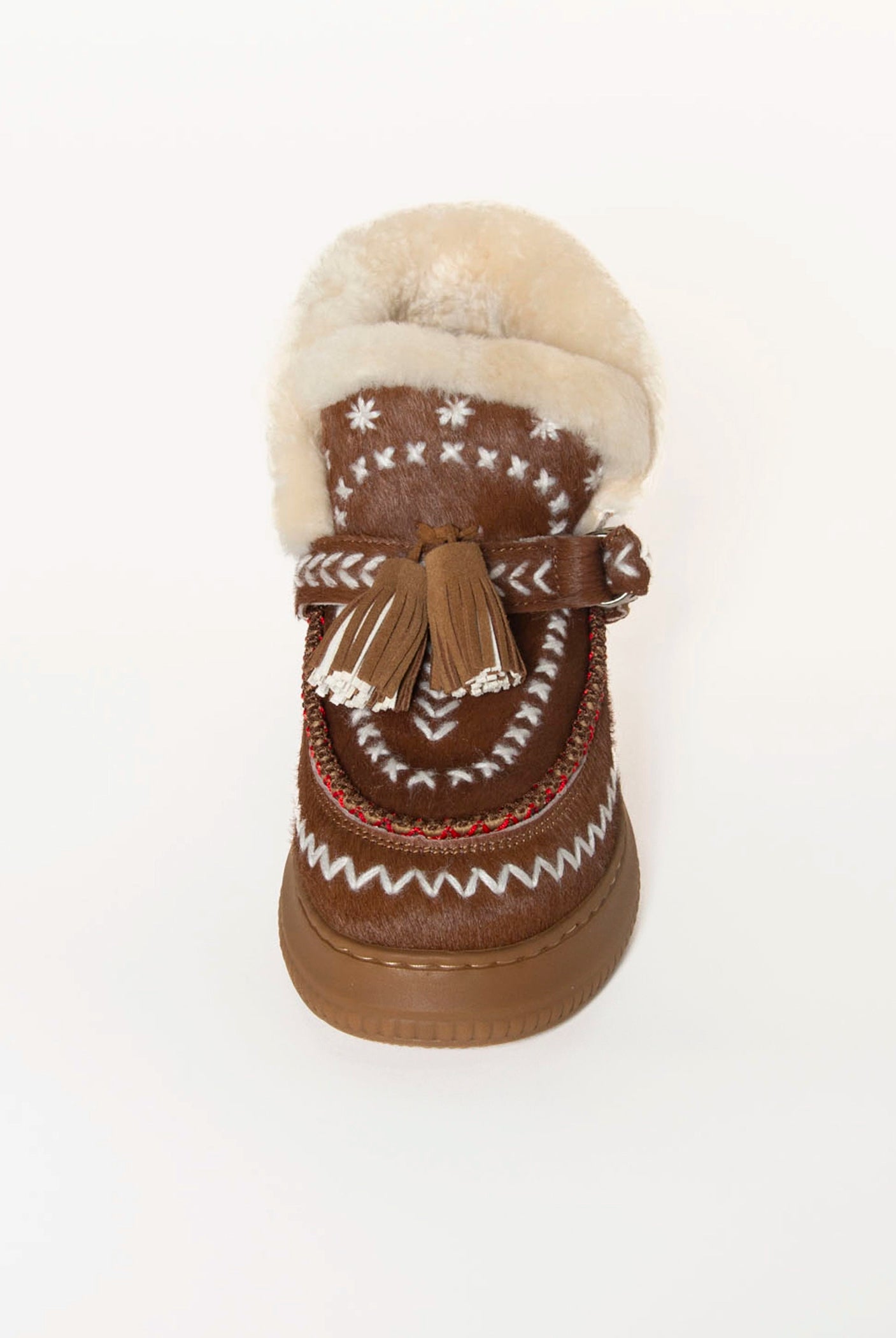 swatch_Camel shearling lined bootie