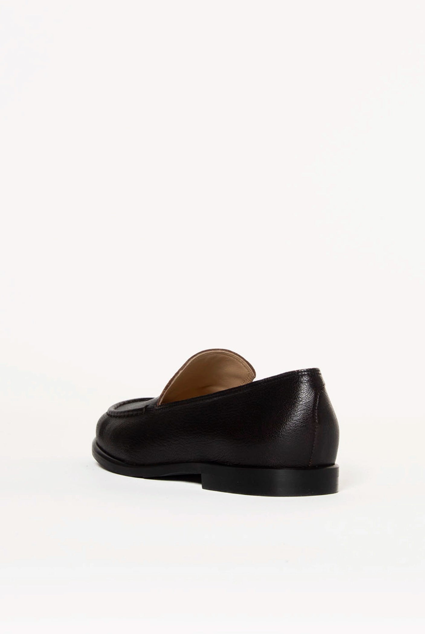 swatch_Dark Brown Leather loafer shoes