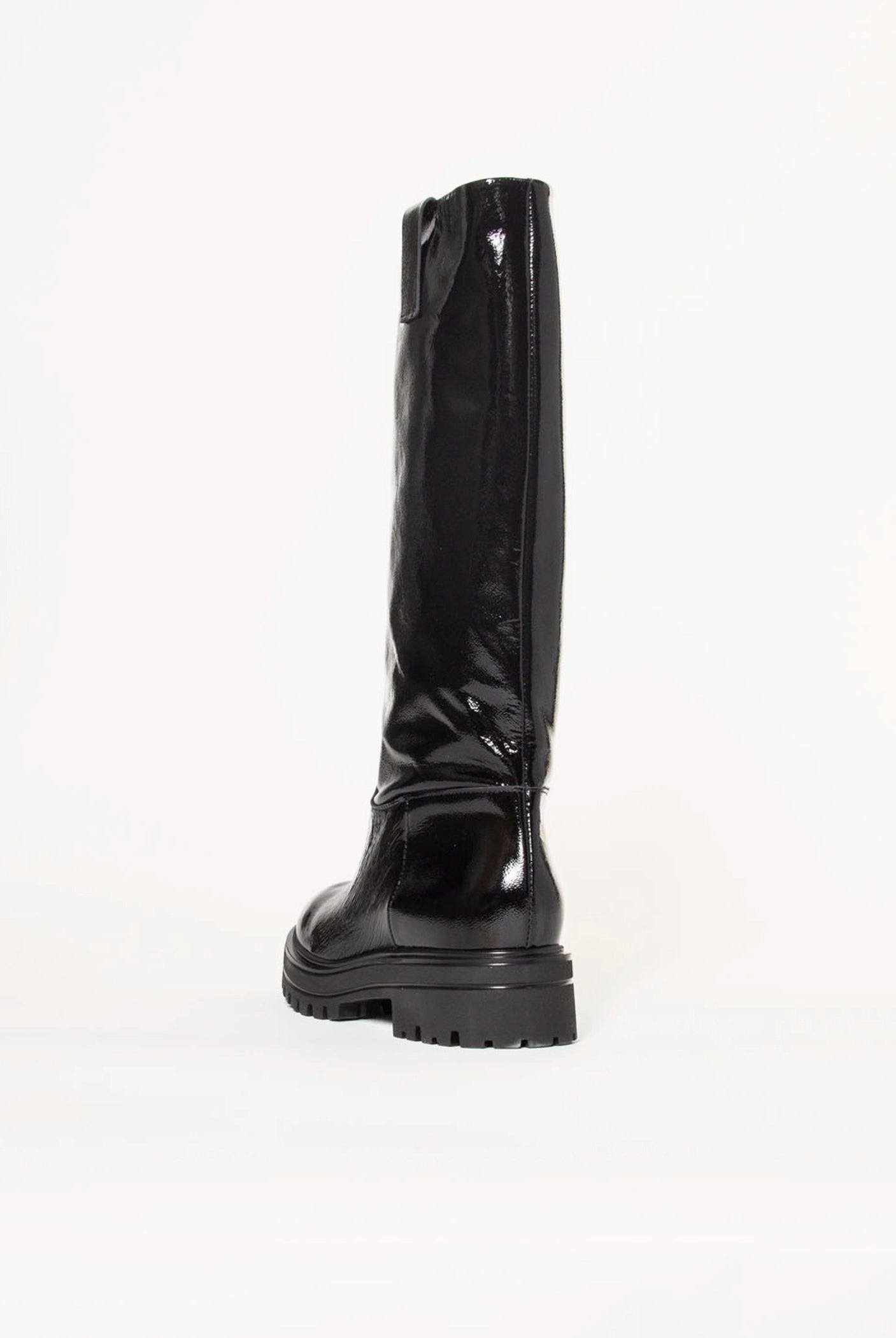 swatch_Black Patent lug sole riding boot