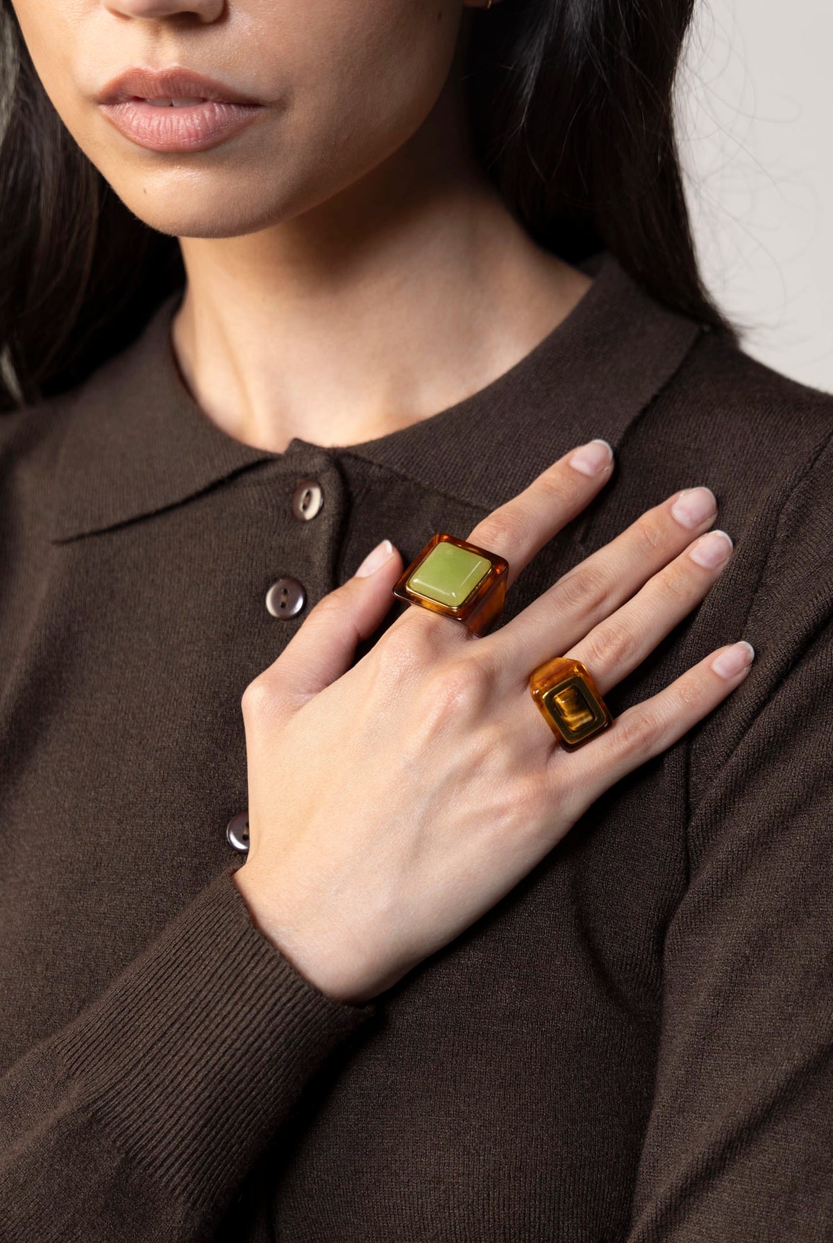 swatch_Tortoise lucas jack resin and tiger eye statement ring