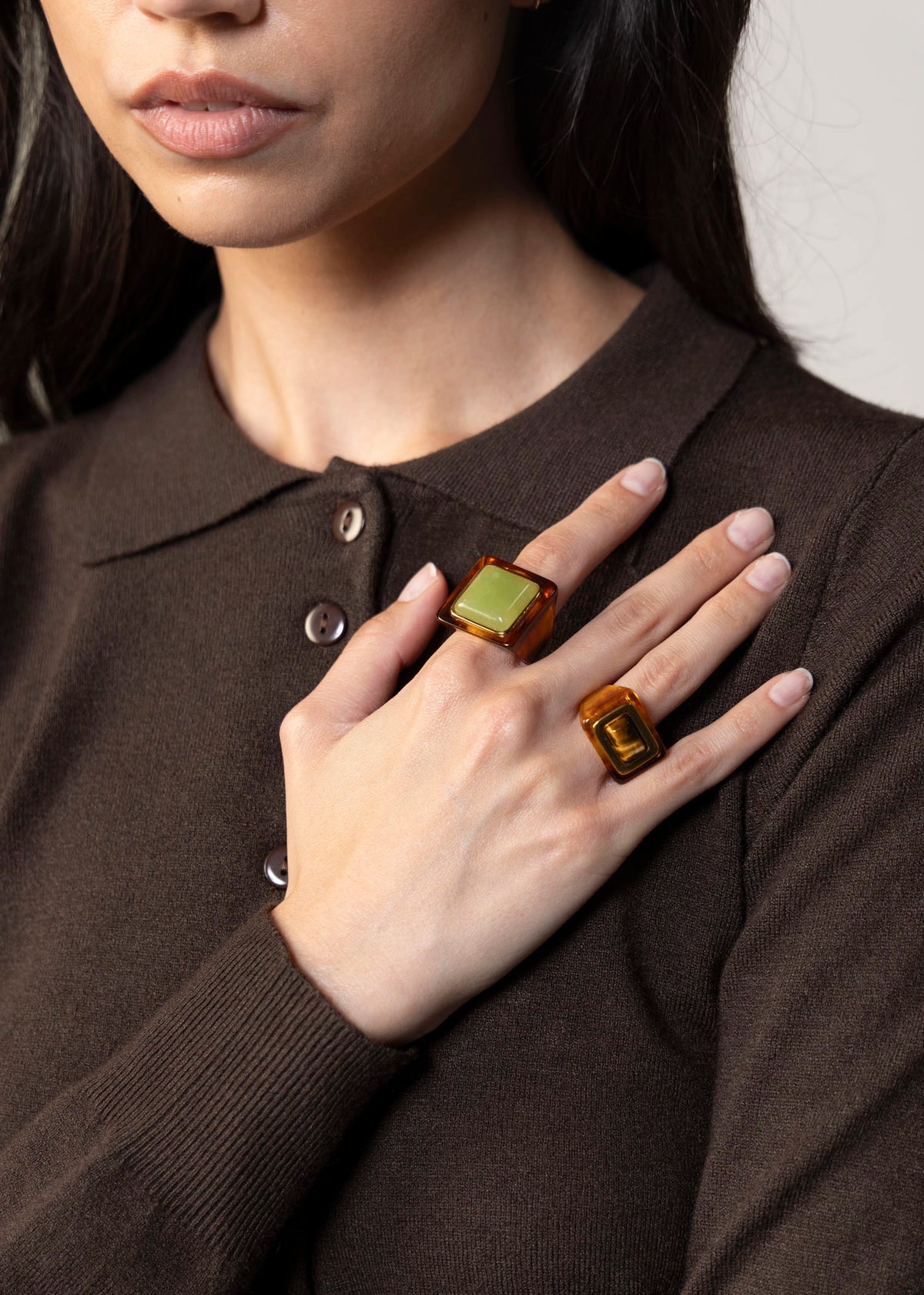 swatch_Tortoise lucas jack resin and tiger eye statement ring