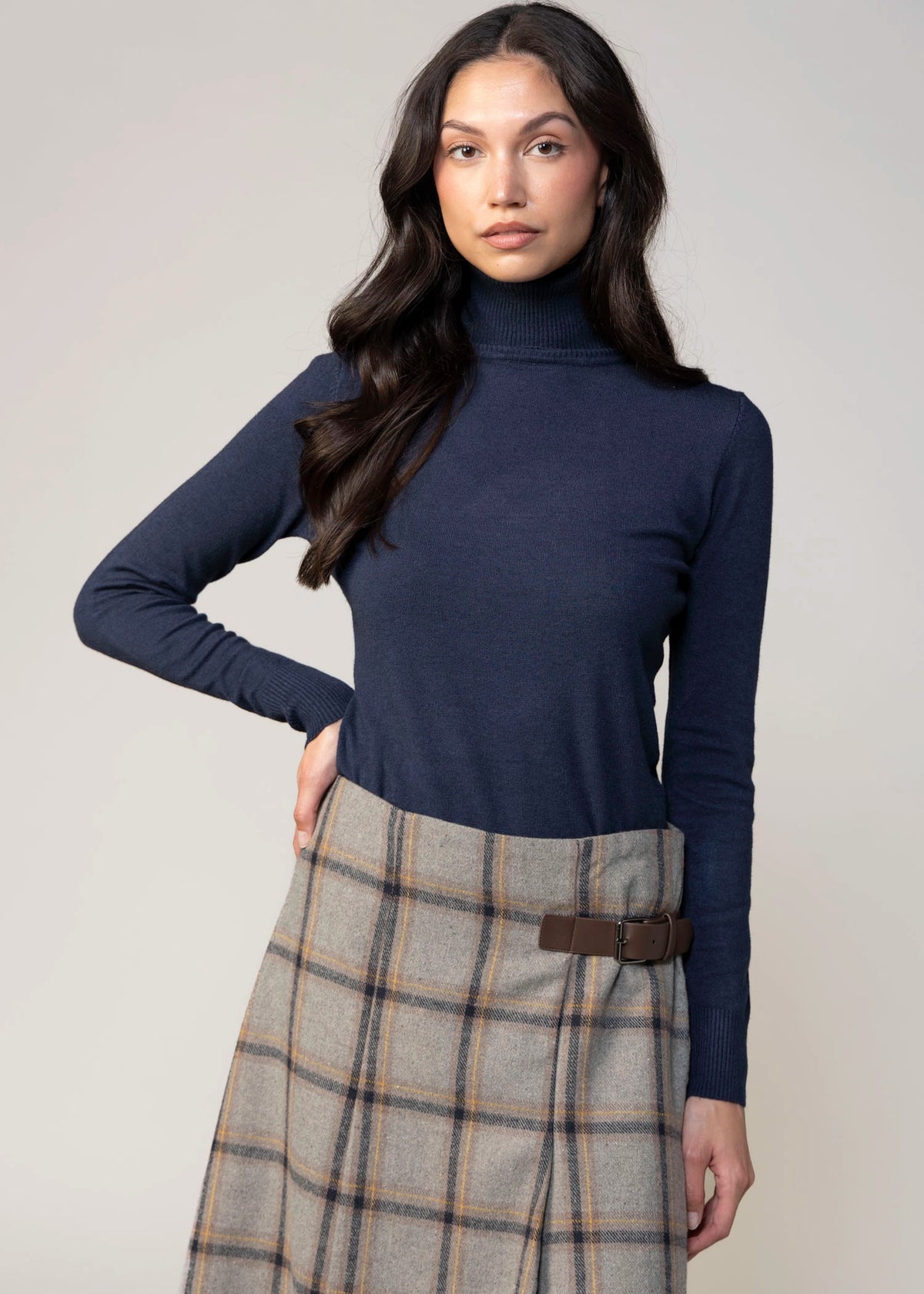 swatch_Blue marine deluc silene turtleneck sweater