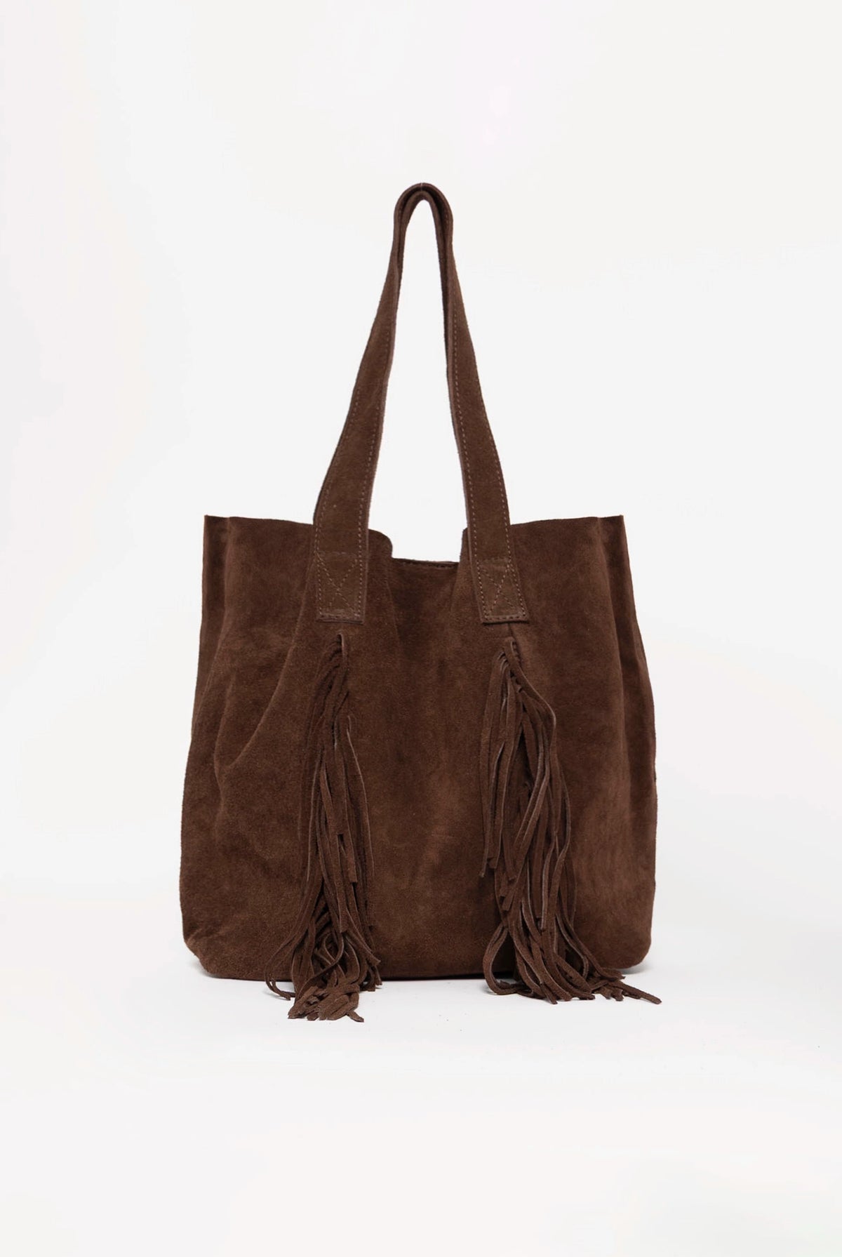 swatch_Brown como italian suede fringe toate