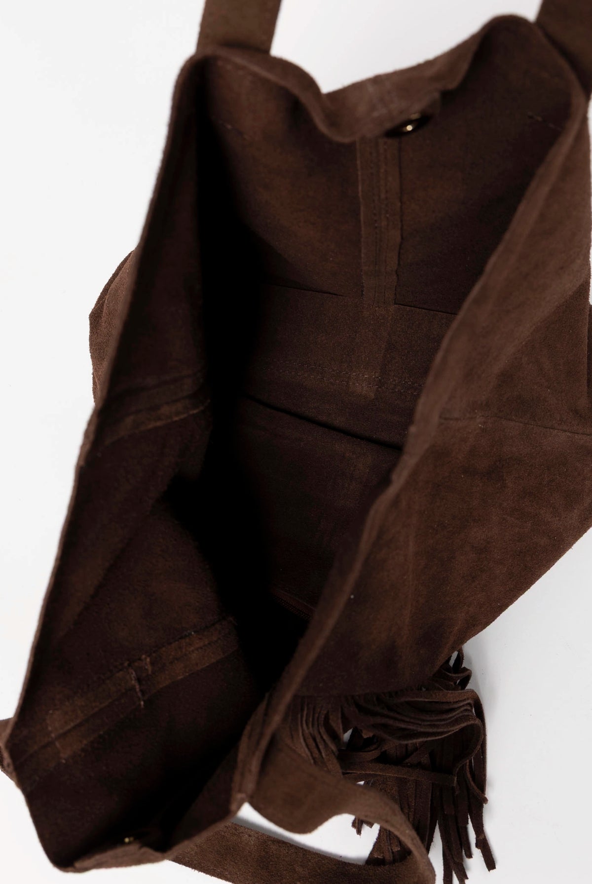 swatch_Brown como italian suede fringe toate