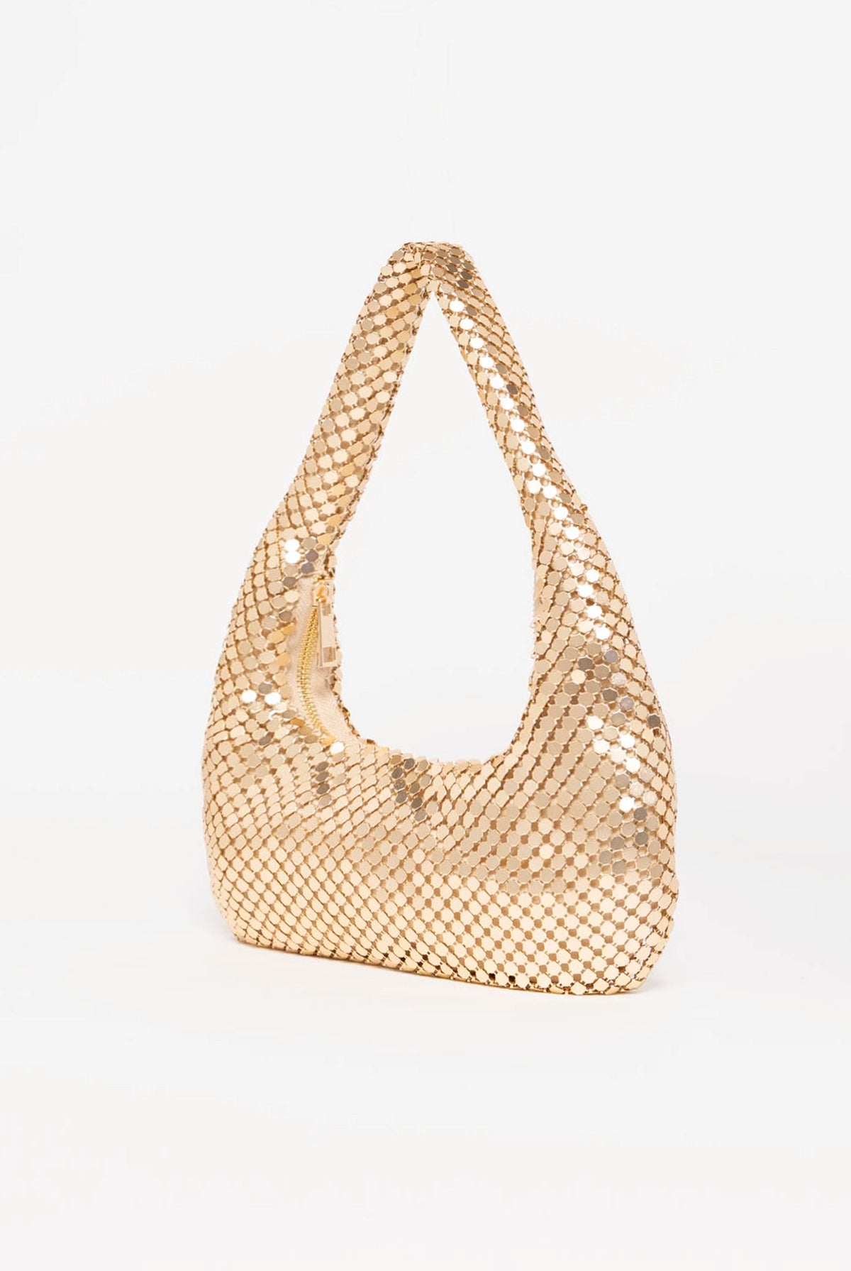 swatch_Gold sook sustainable chainmail evening bag