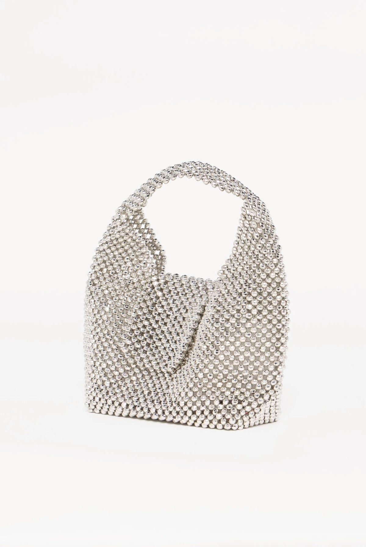 swatch_Silver melie bianco krystal beaded evening bag