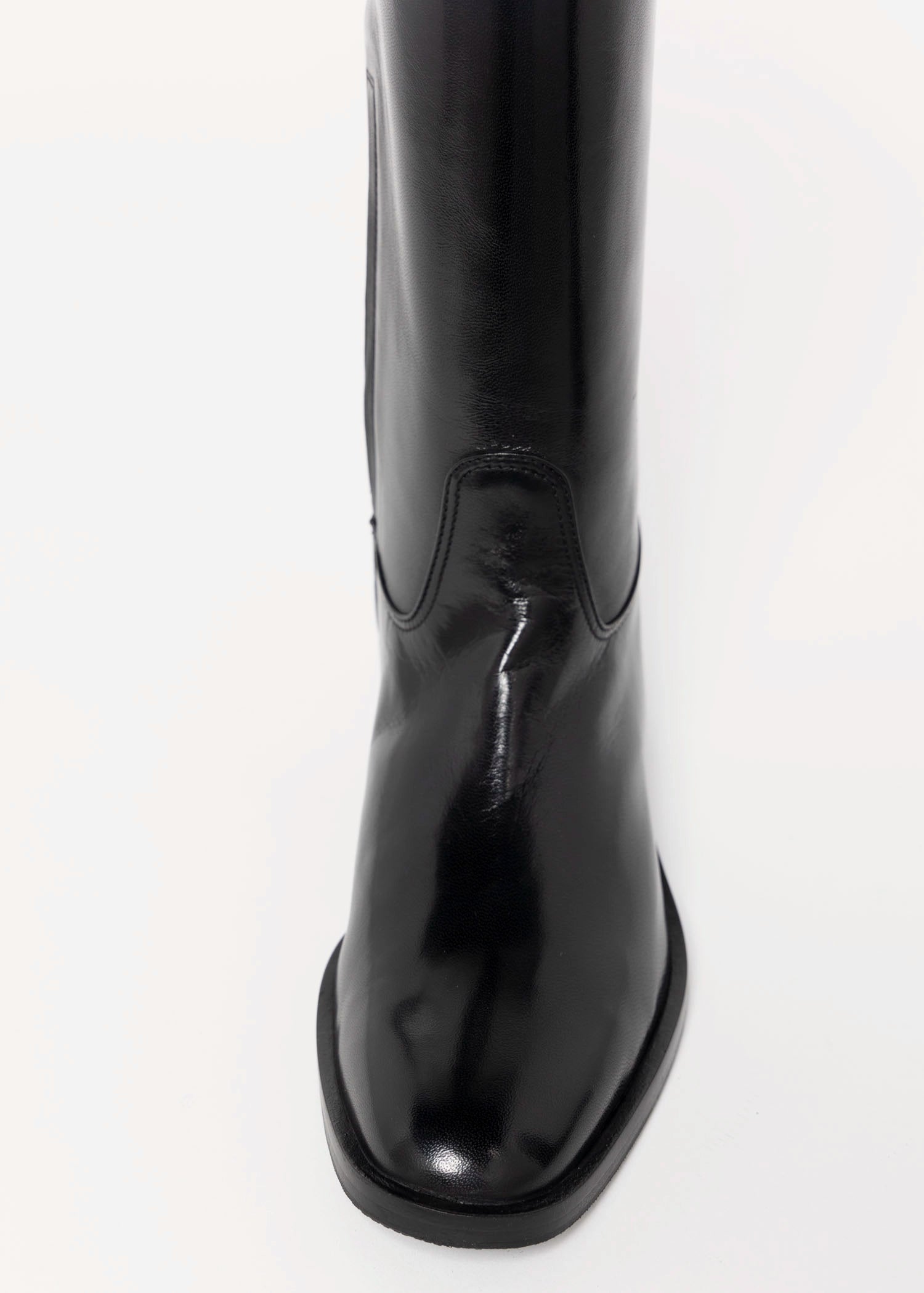 swatch_Black Leather l'idea italian leather riding boot