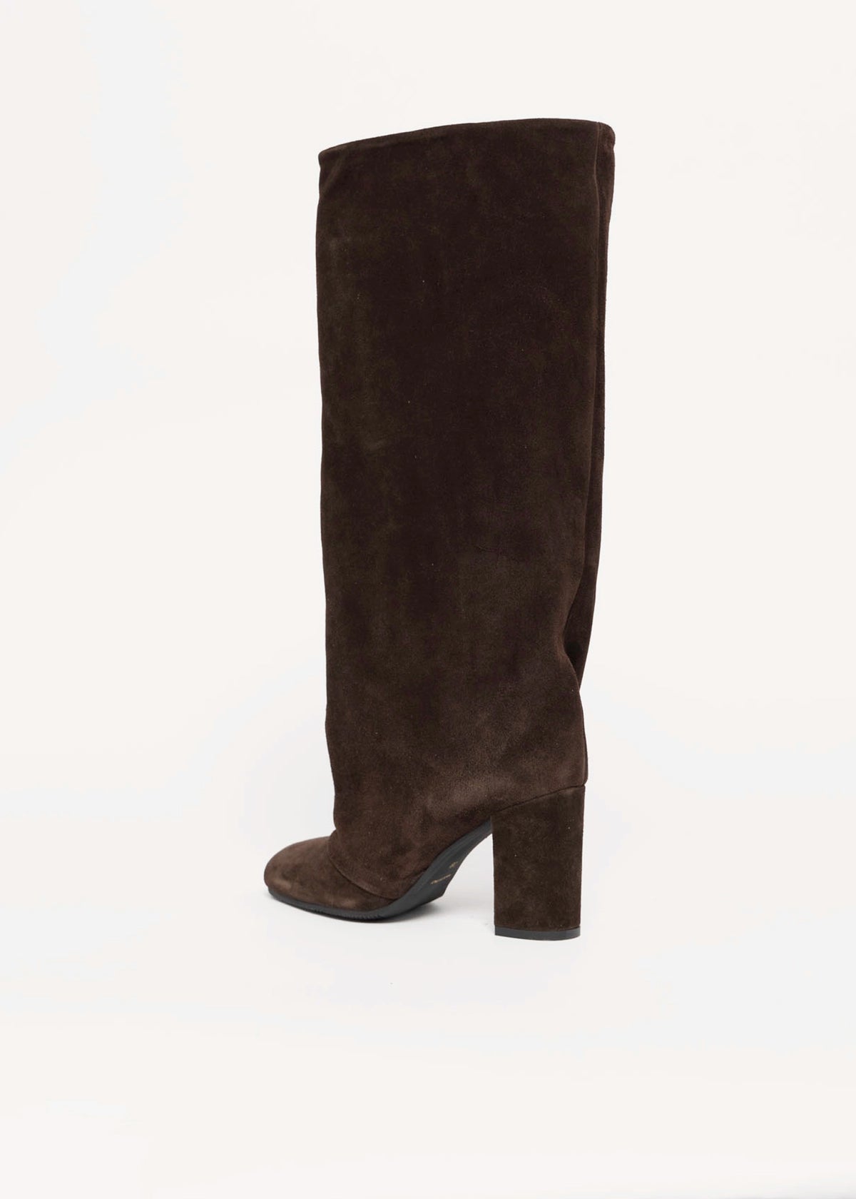 swatch_Chocolate Suede l'idea delia italian suede foldover tall boot