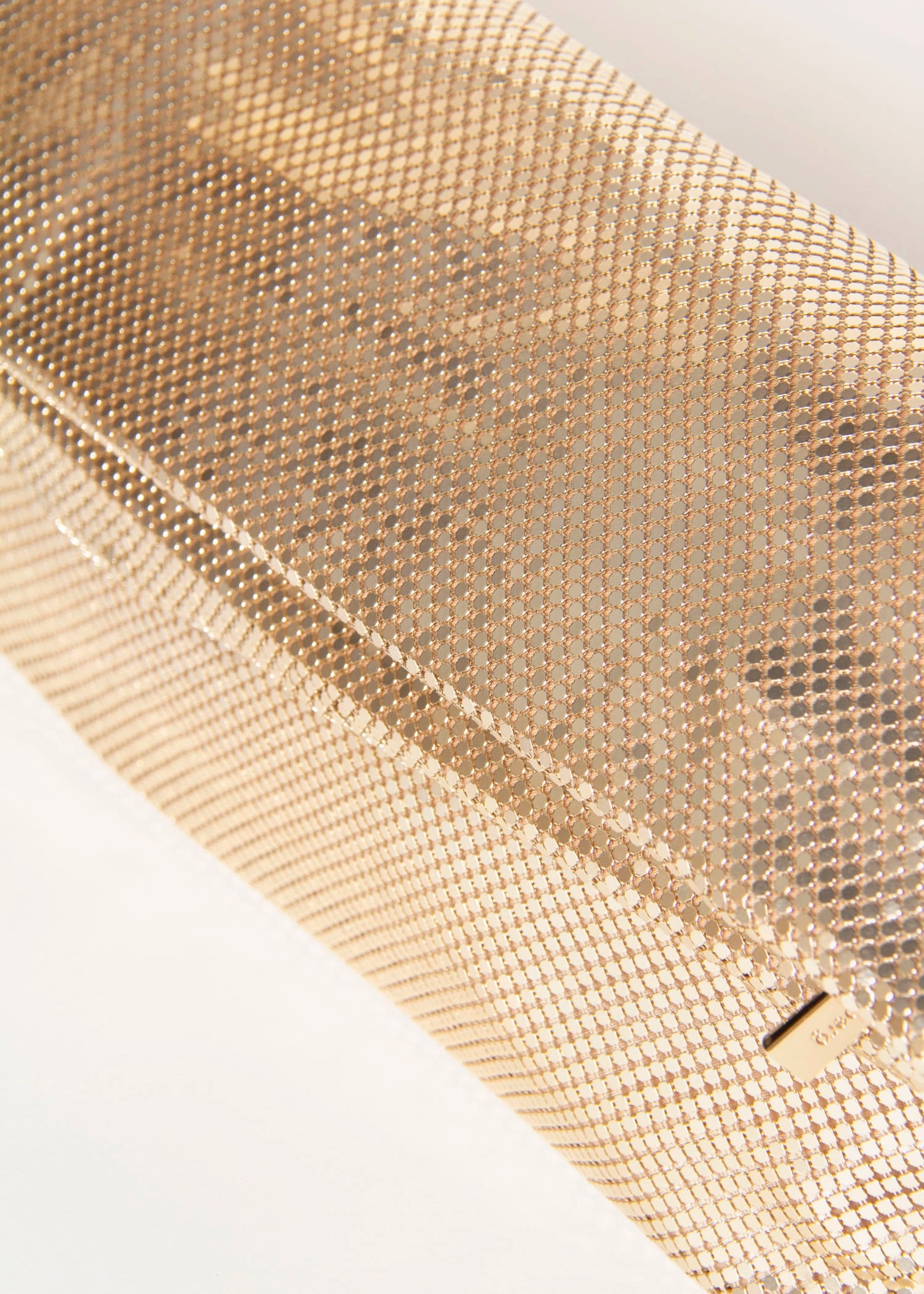 swatch_Gold clem oversized mesh clutch handbags