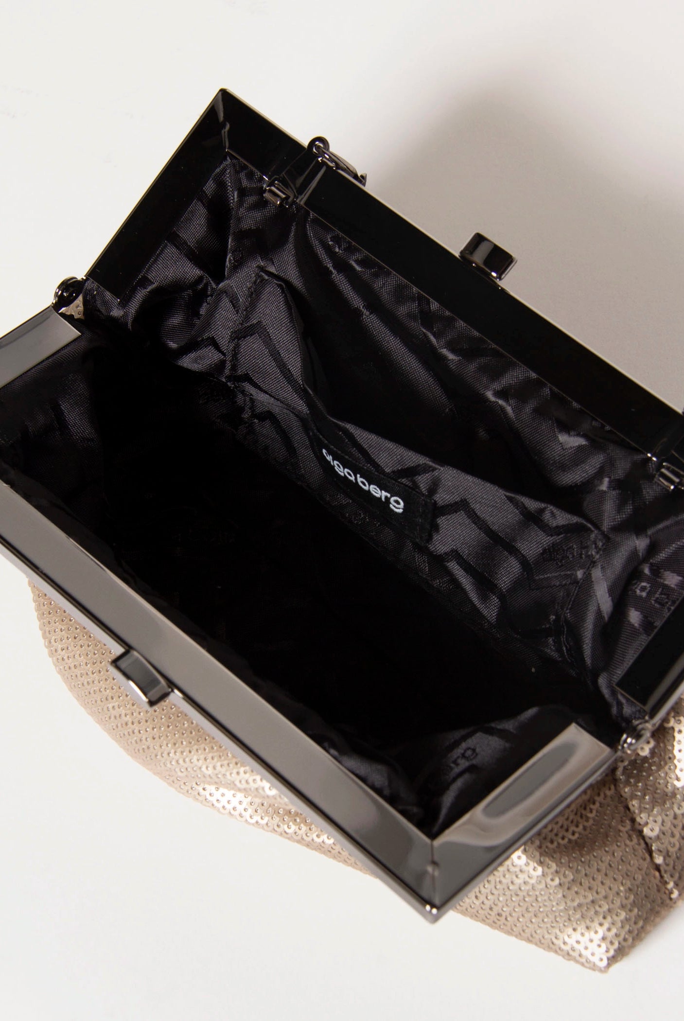 swatch_Pewter zephyr sequin clutch handbags