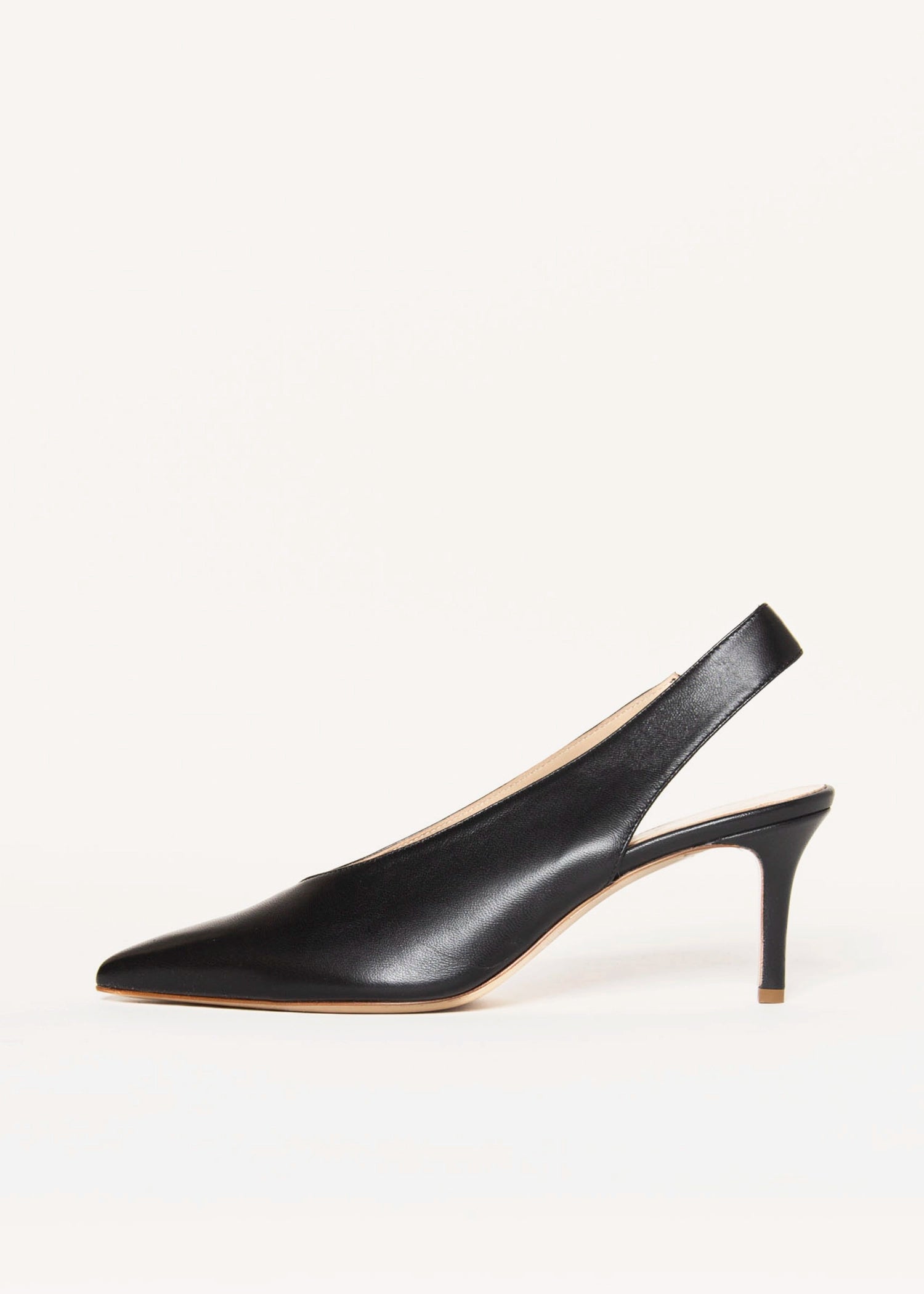 swatch_black leather lupin slingback pump heels