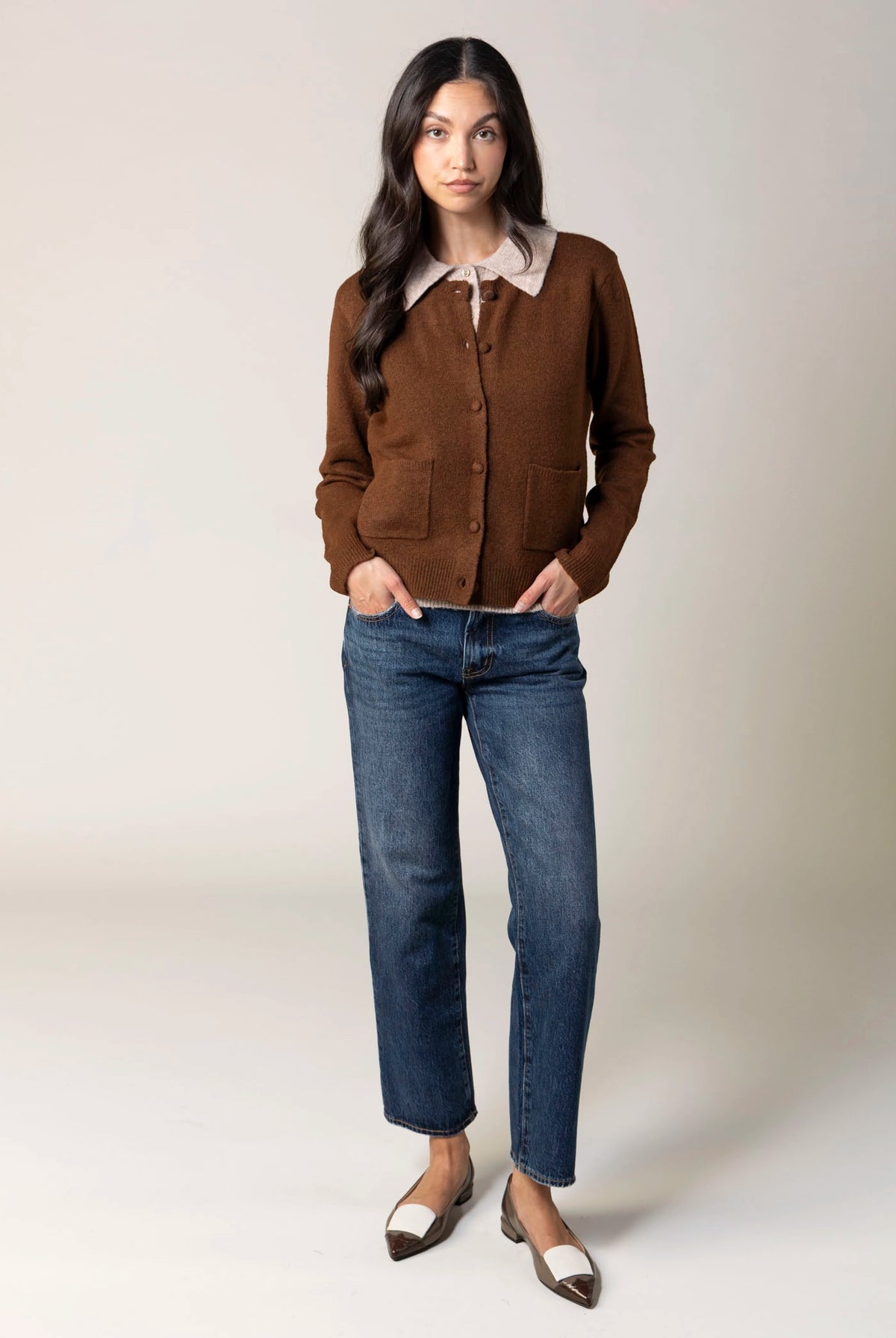 swatch_Chocolate blank nyc closer together sweater