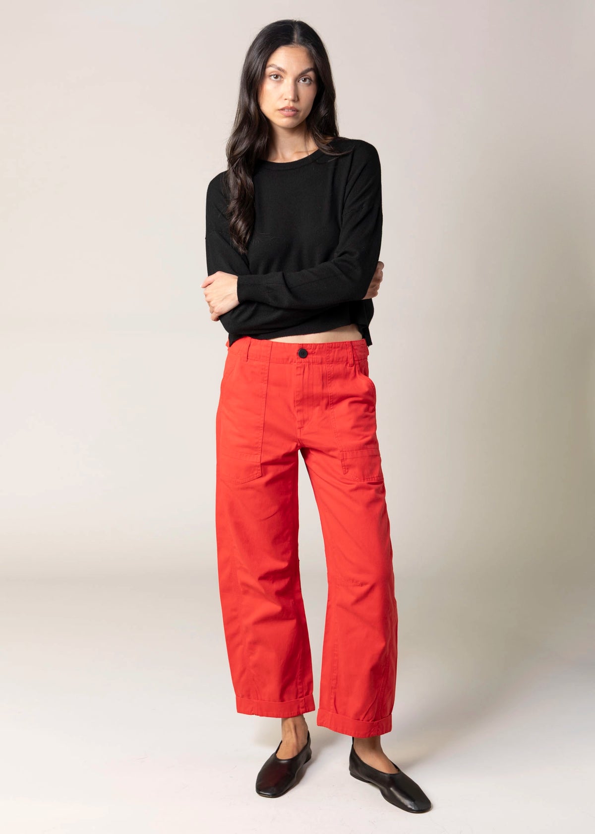 swatch_Negroni/Red pistola tori utility pant