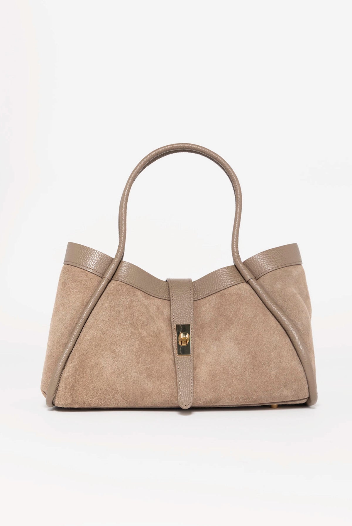 swatch_Taupe tola italian suede shoulder bag