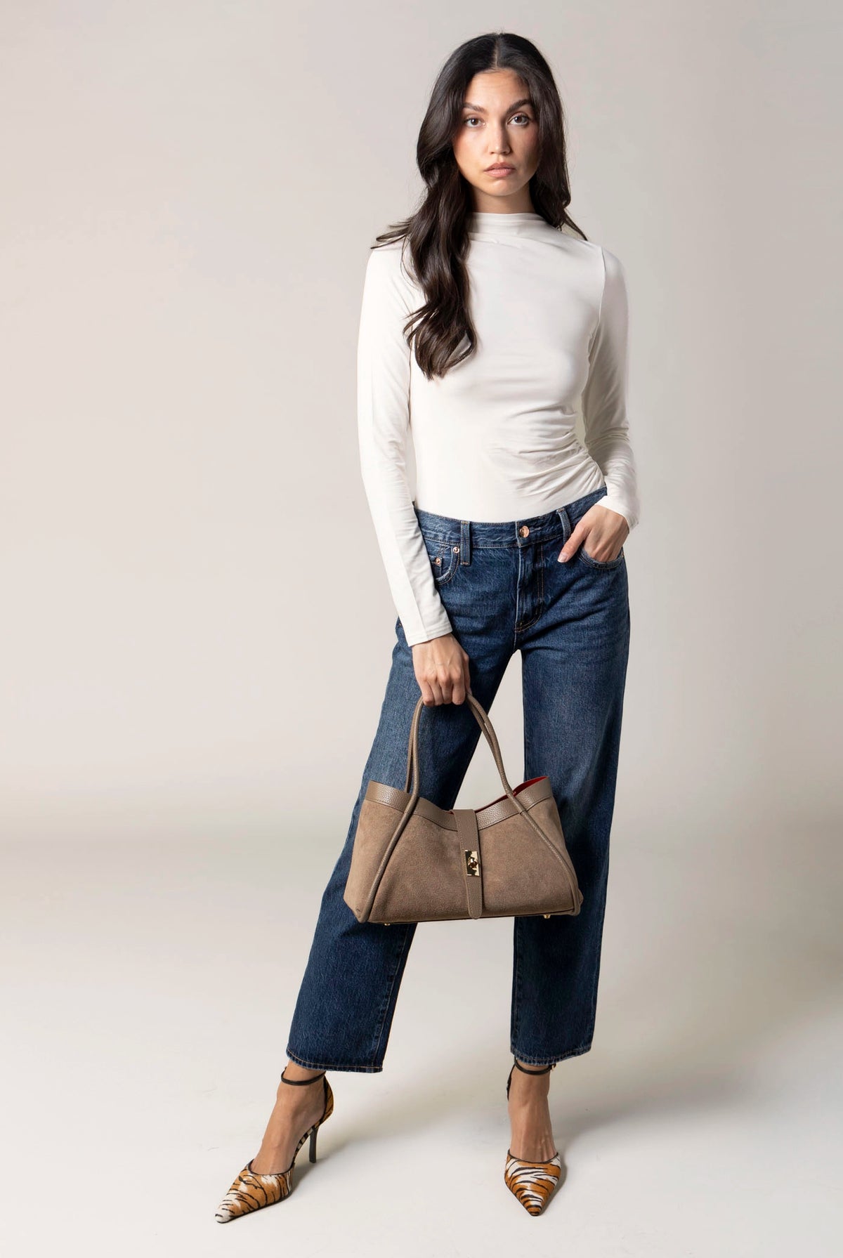 swatch_Taupe tola italian suede shoulder bag