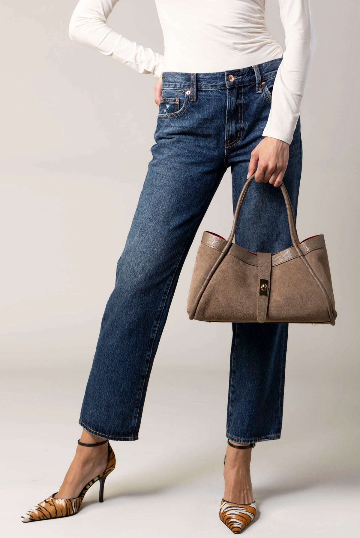 swatch_Taupe tola italian suede shoulder bag