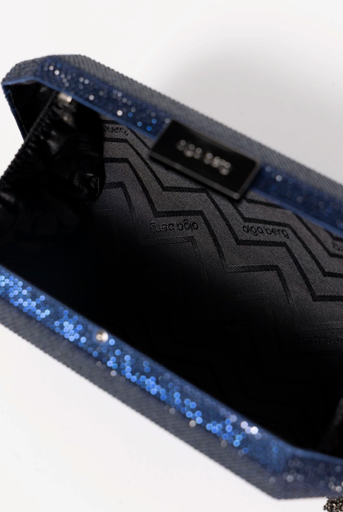 swatch_Navy olga berg gia crystal clutch