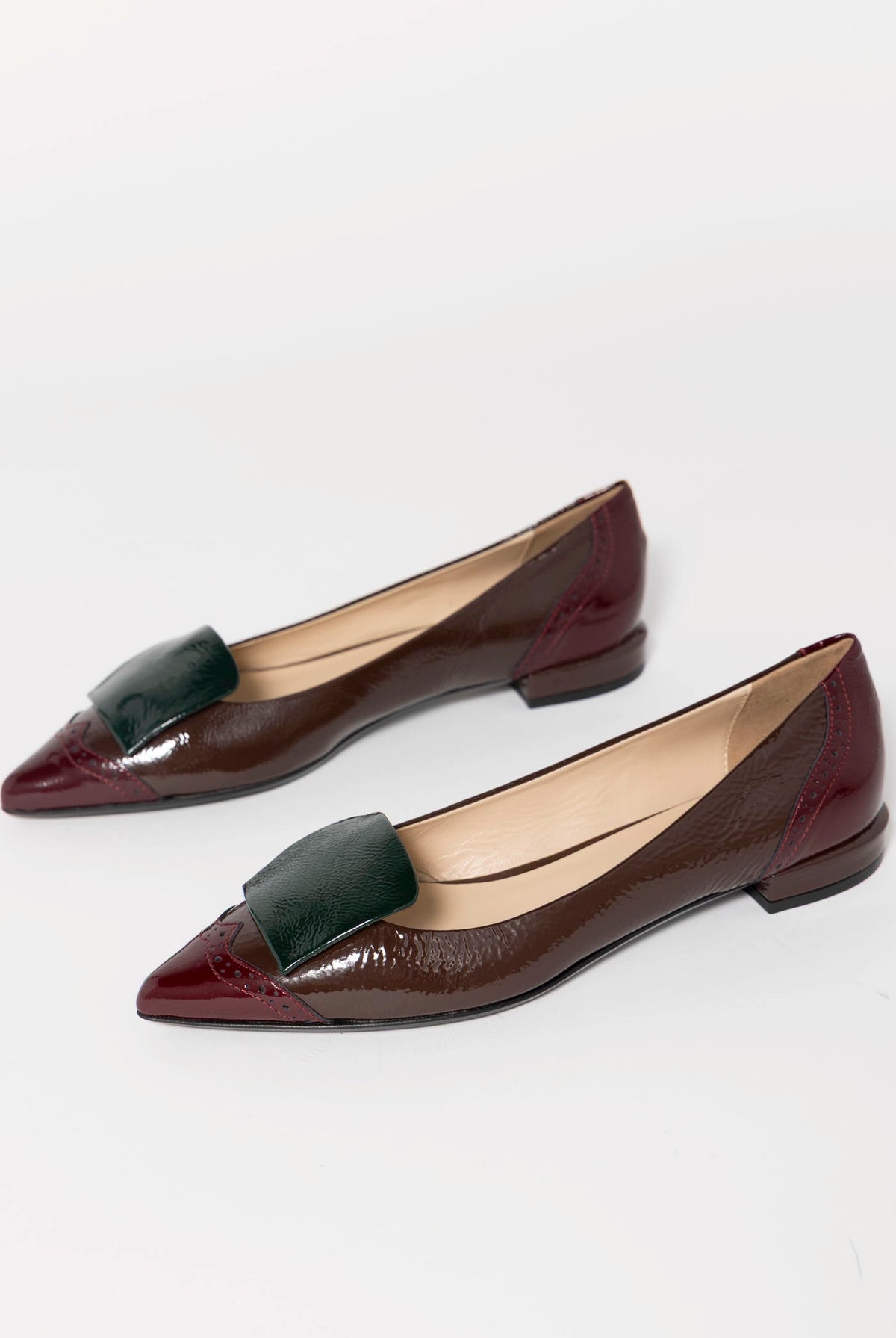 swatch_Brown Multi fabio rusconi italian leather spectator flat