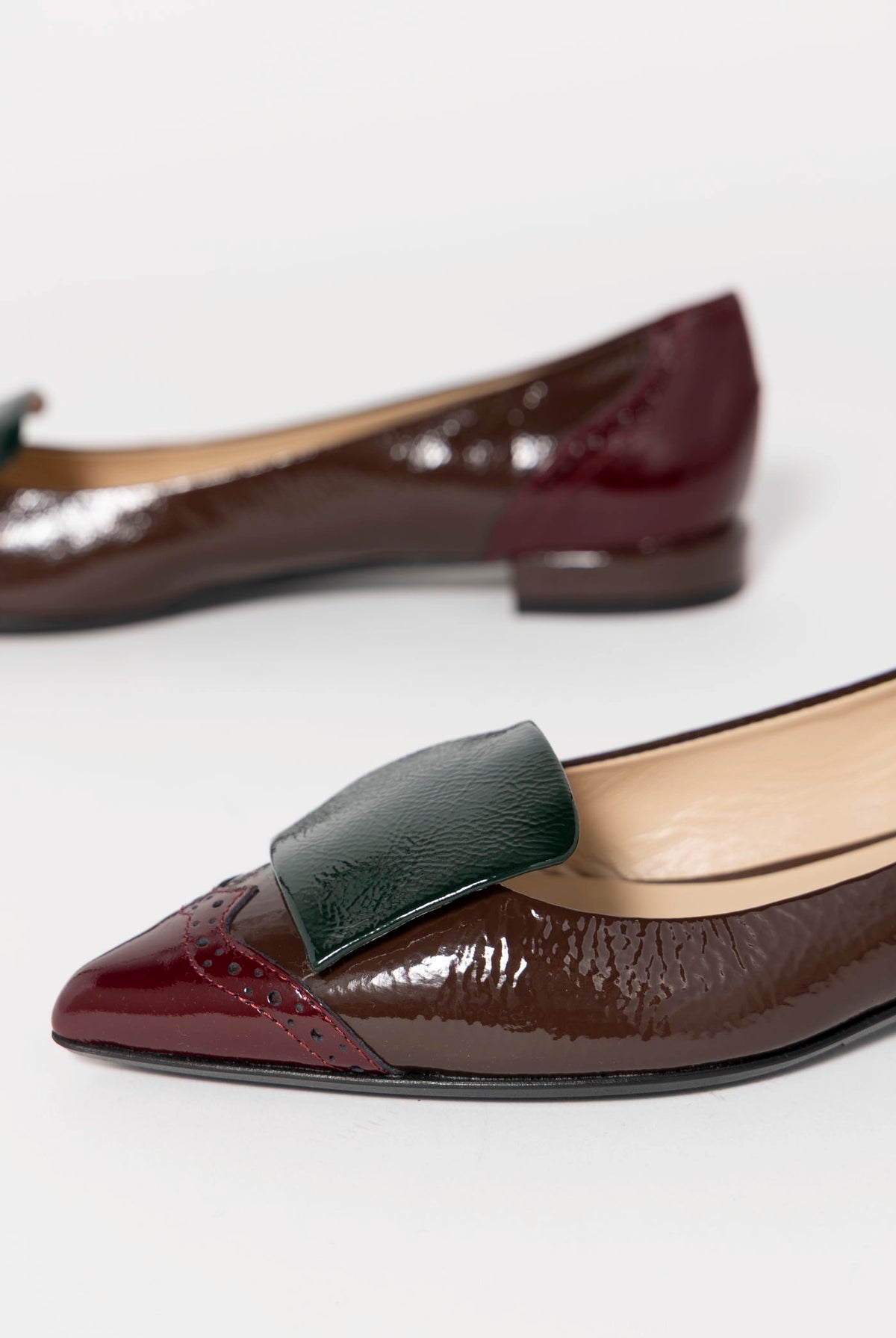 swatch_Brown Multi fabio rusconi italian leather spectator flat