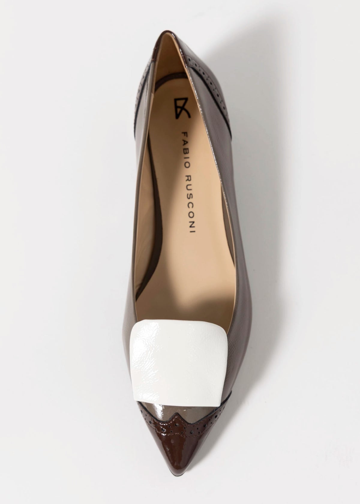 swatch_Taupe Multi fabio rusconi italian leather spectator flat