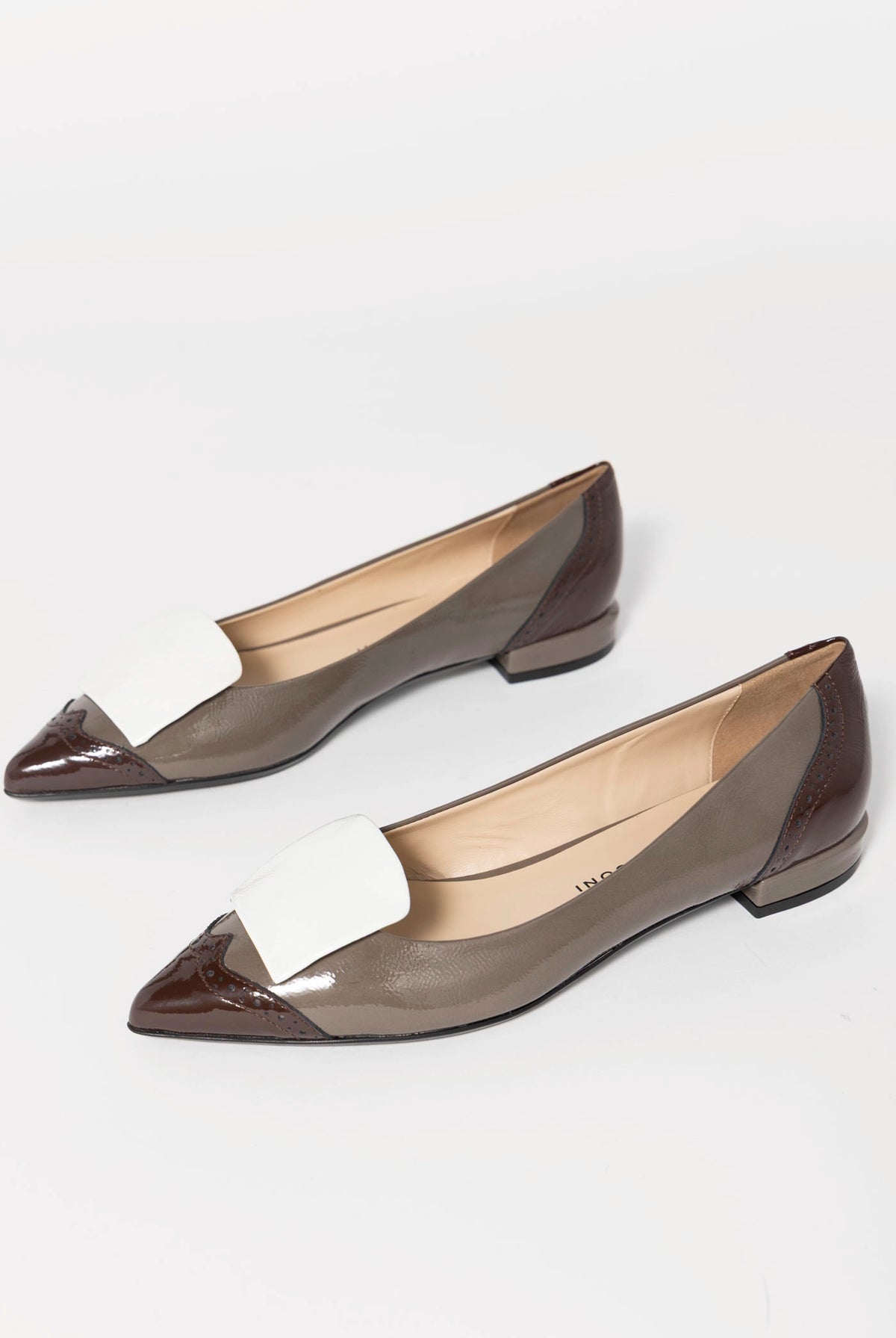 swatch_Taupe Multi fabio rusconi italian leather spectator flat
