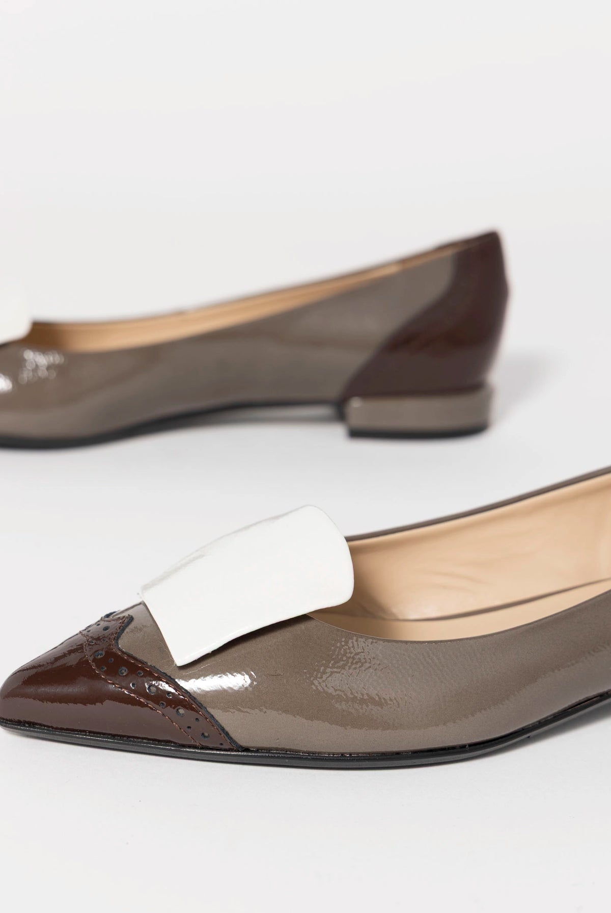 swatch_Taupe Multi fabio rusconi italian leather spectator flat
