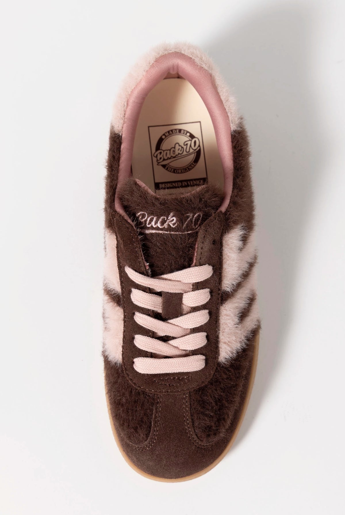 swatch_Coffee/Pink back70 mohair sneaker