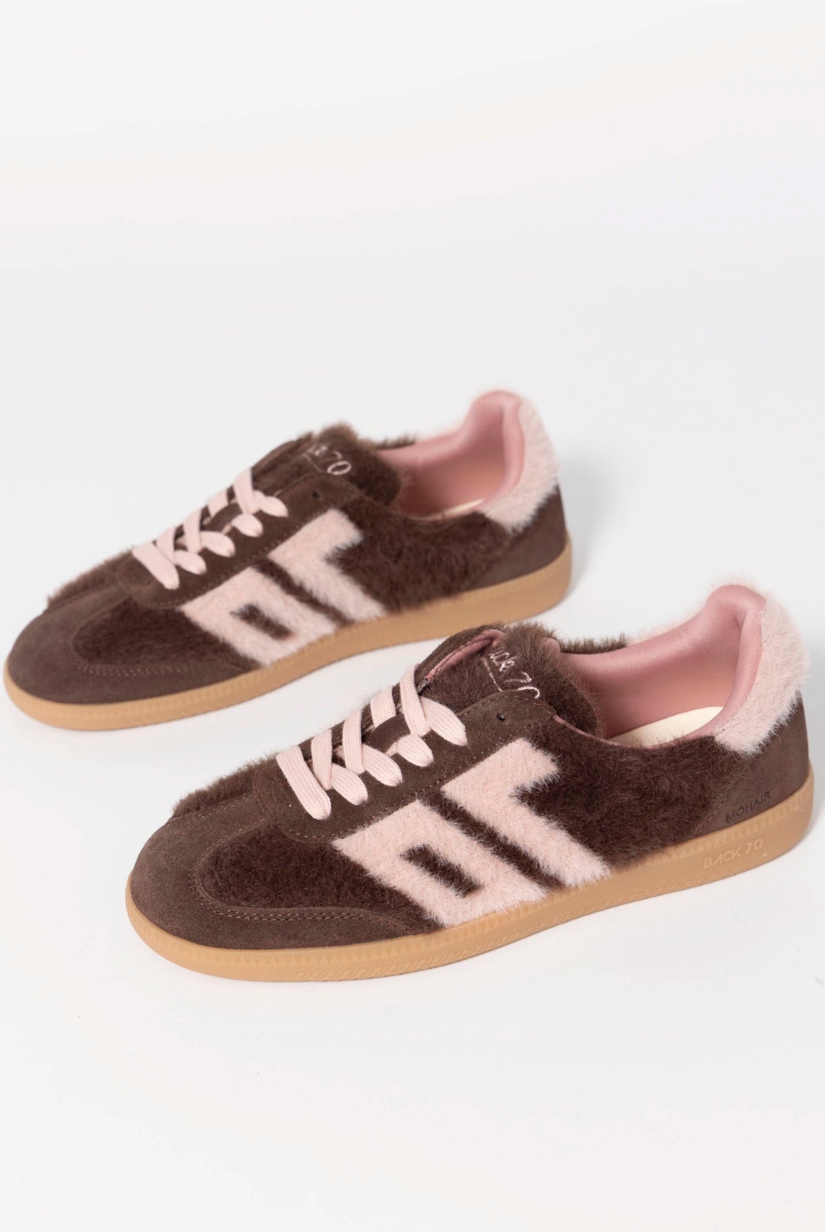 swatch_Coffee/Pink back70 mohair sneaker