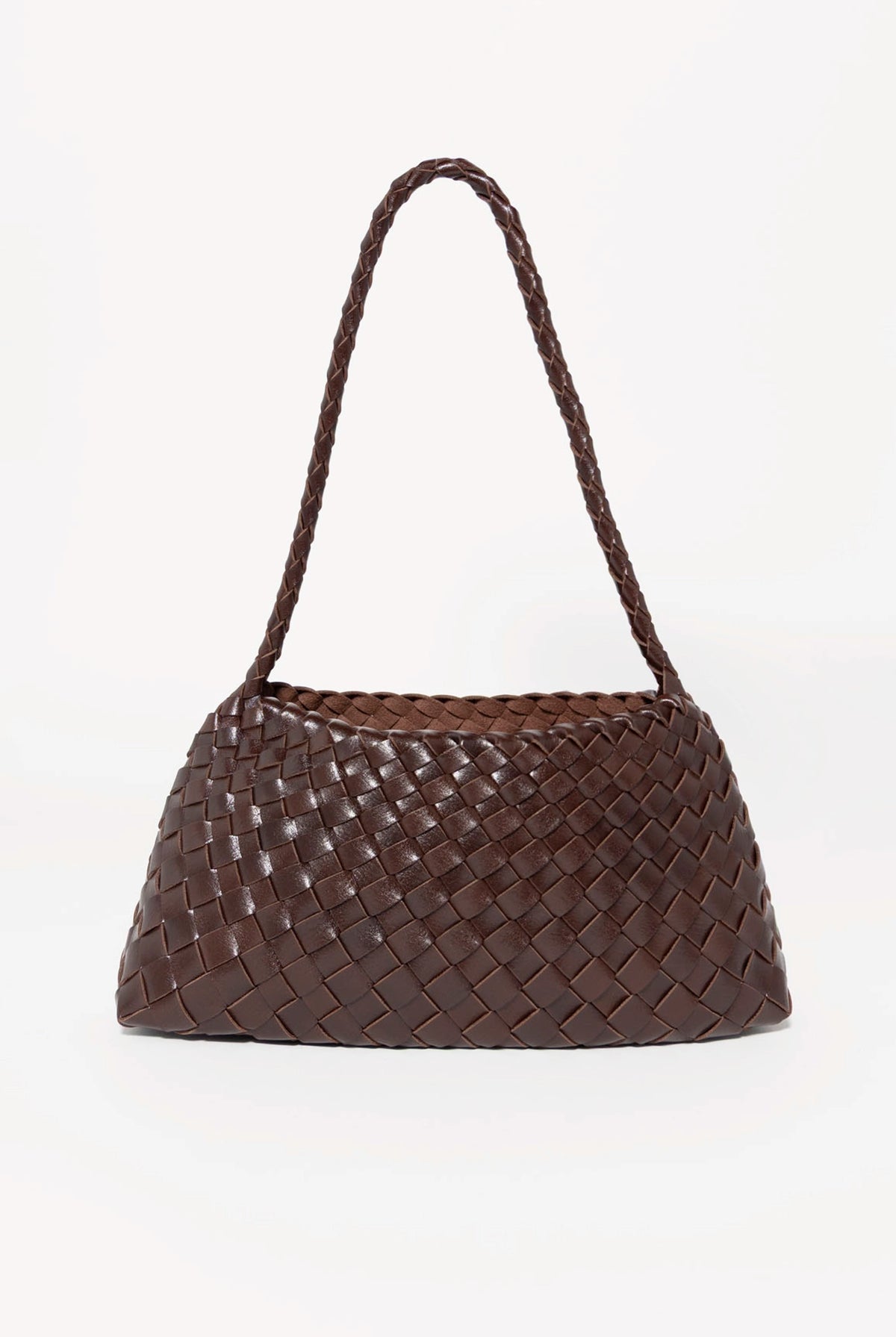 swatch_Chocolate sasha woven shoulder bag