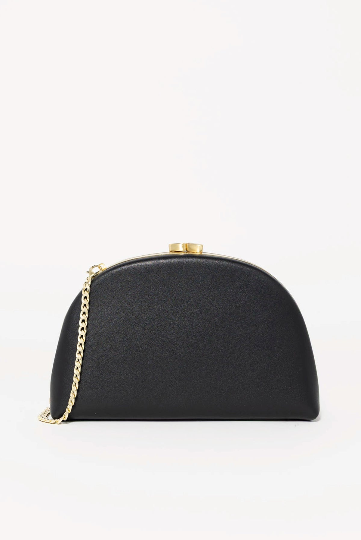 swatch_Black olga berg celeste curved clutch