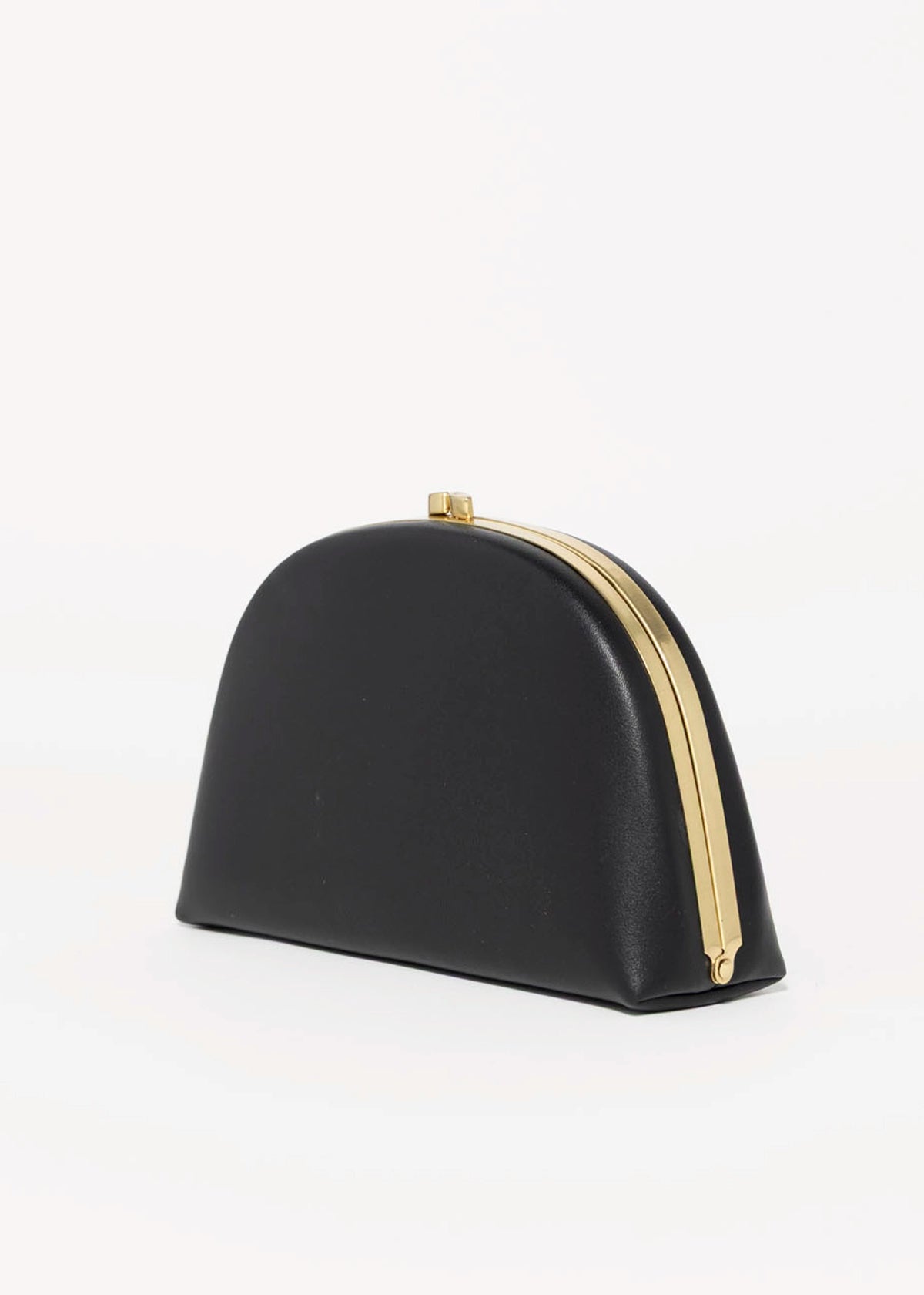 swatch_Black olga berg celeste curved clutch