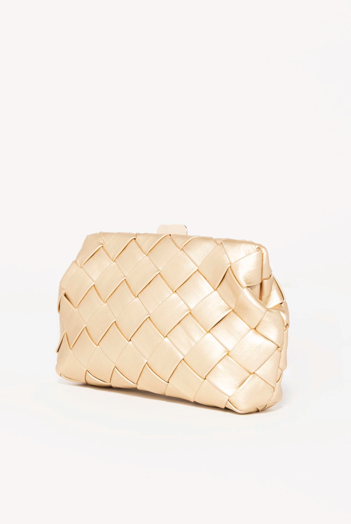 swatch_Gold olga berg quinn woven clutch