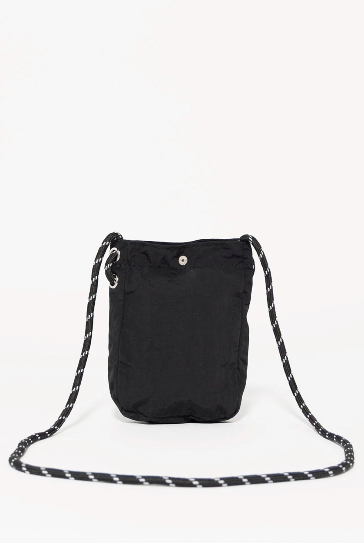 swatch_Black nylon mini crossybody bag
