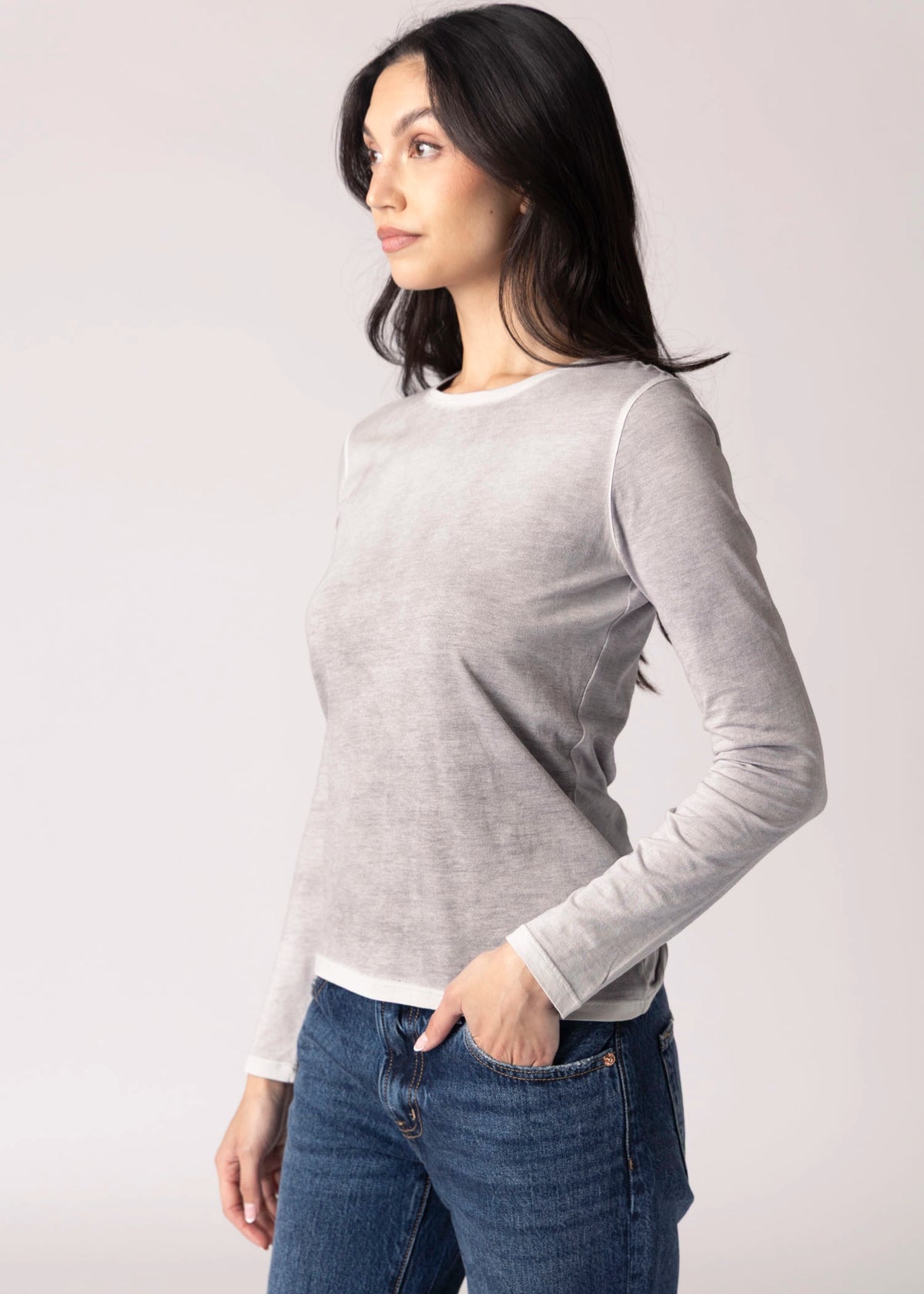 swatch_Thunder Cloud patrick assaraf reverse spray pima cotton tshirt