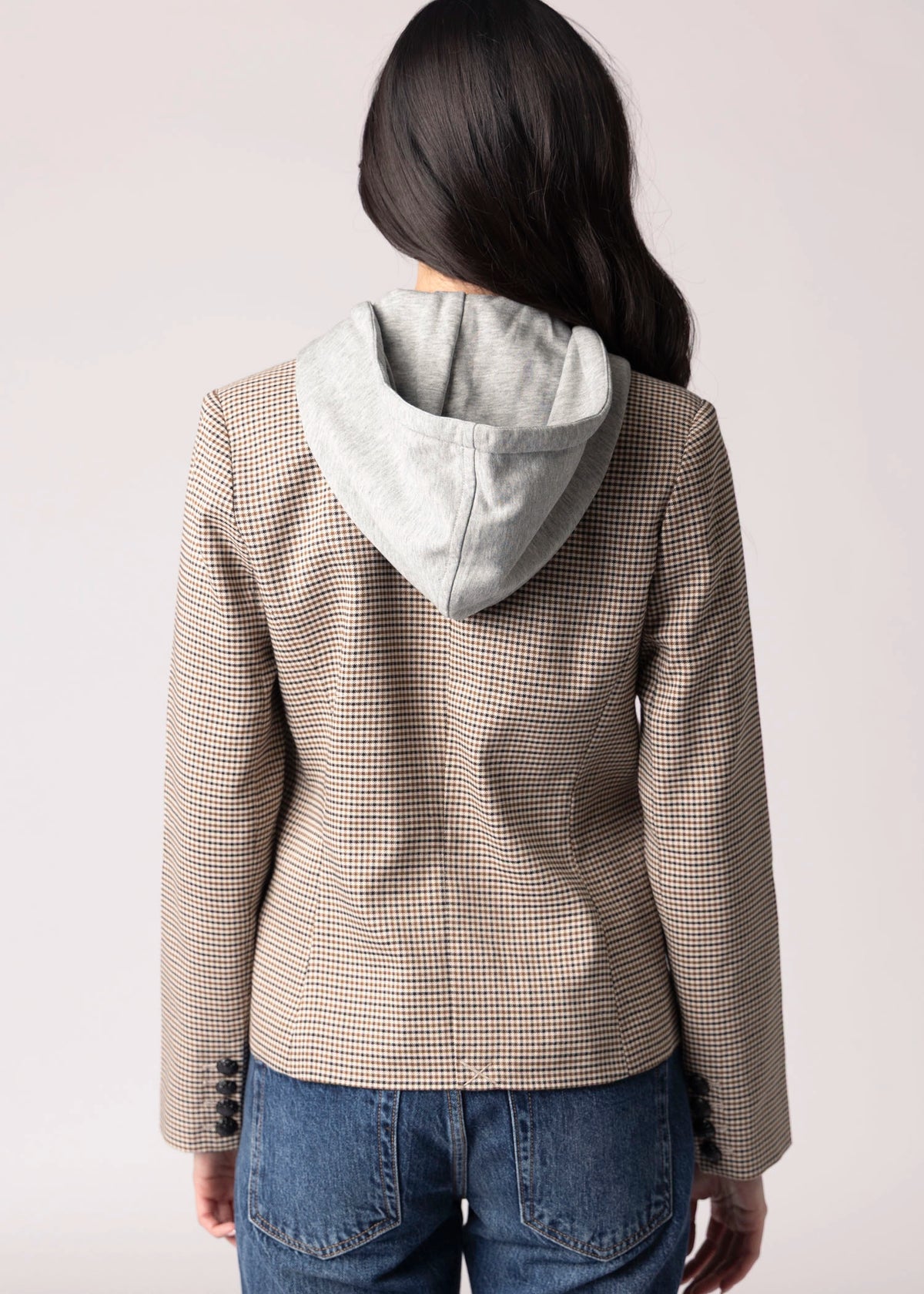 swatch_Brown Check central park west astory dickey jacket