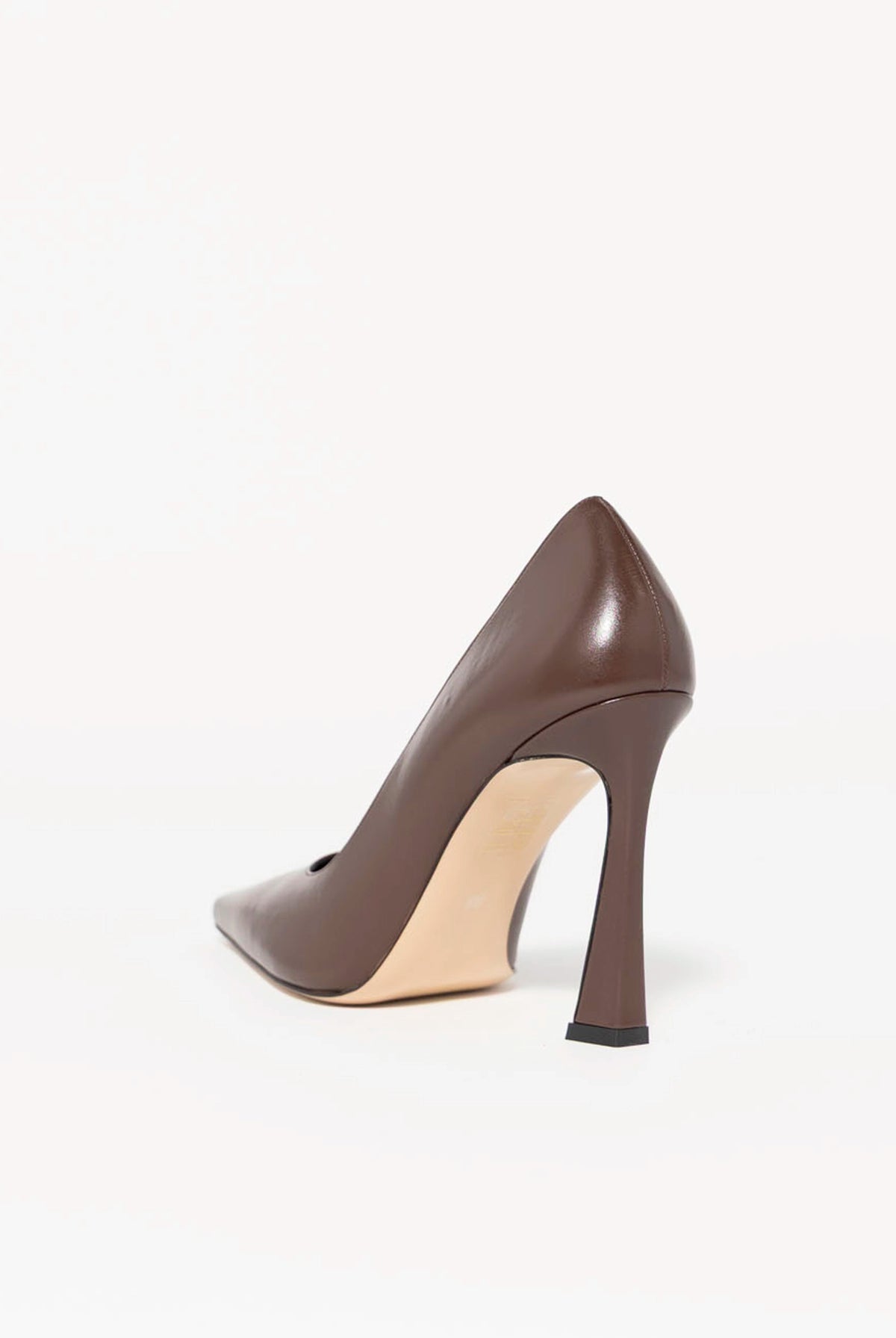 swatch_Brown Leather nova roma high heel pump