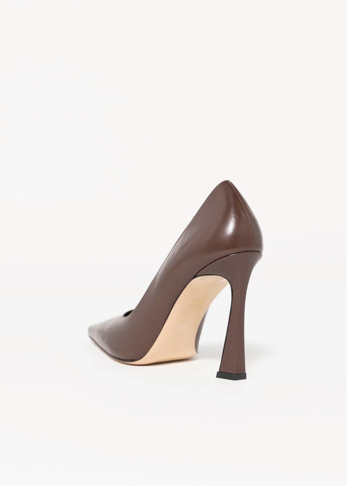 swatch_Brown Leather nova roma high heel pump